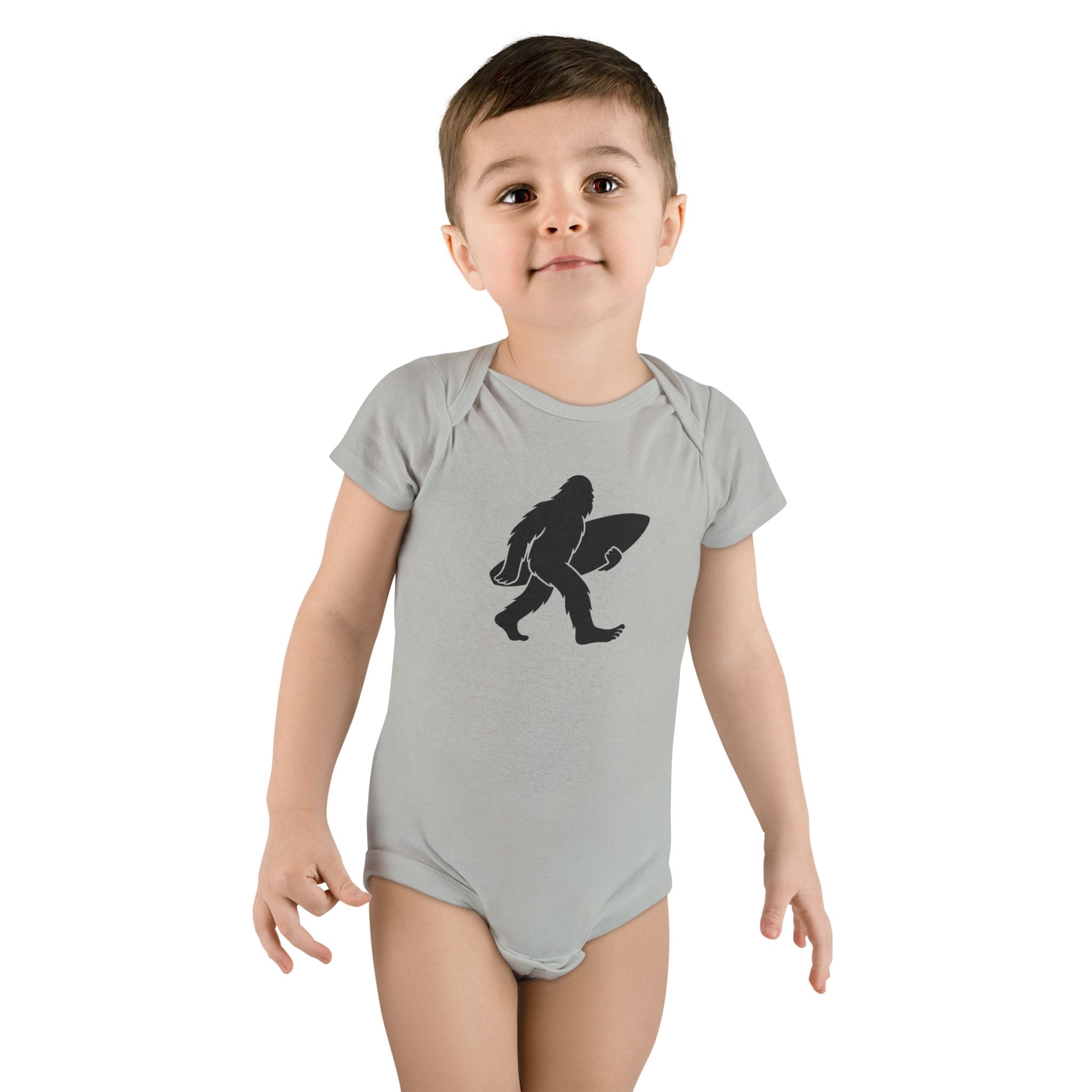 Ventana Surfsquatch - Baby Short Sleeve 100% Cotton Onesie
