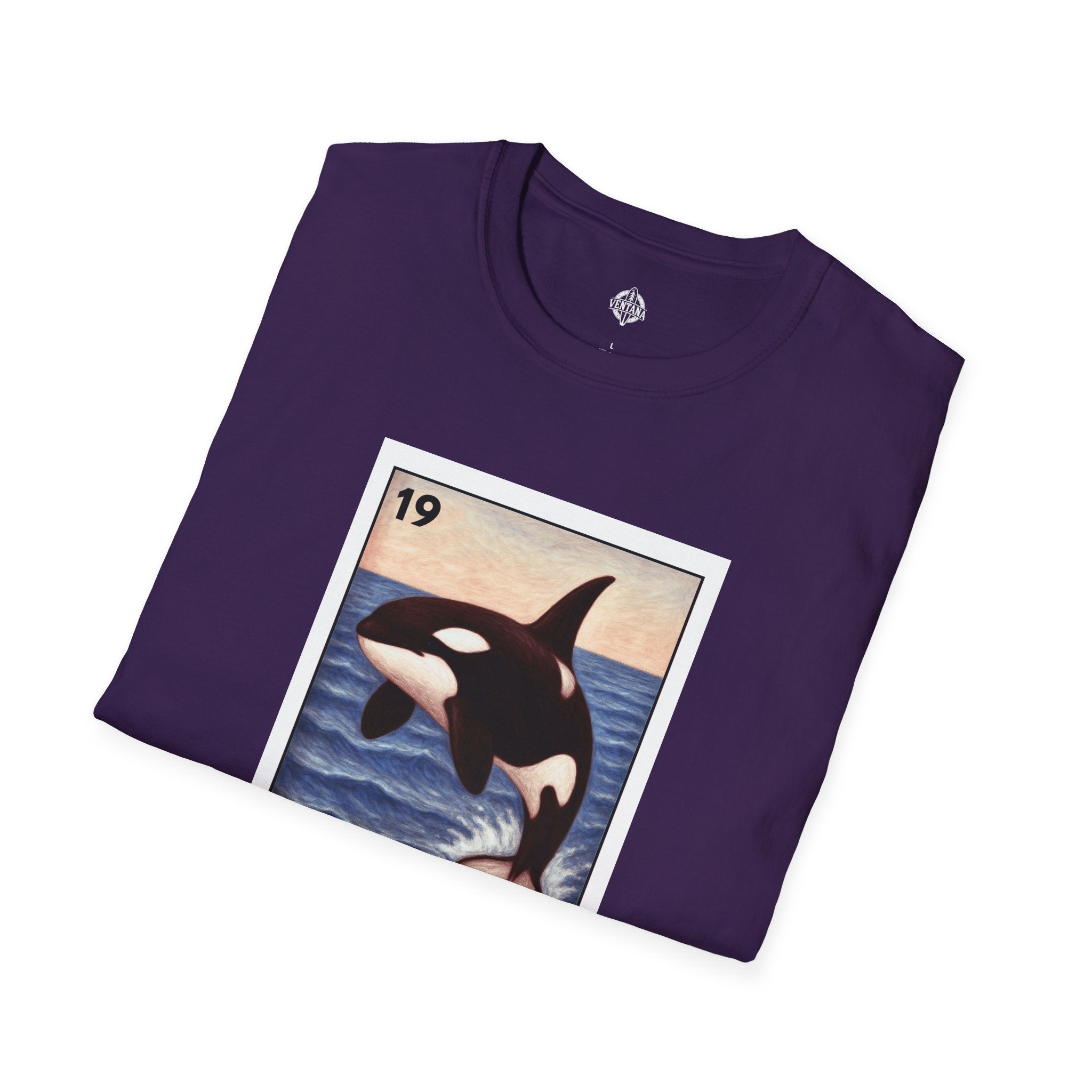 Orca Lotería Unisex - Soft Style U.S. Cotton T-Shirt (La Orca)