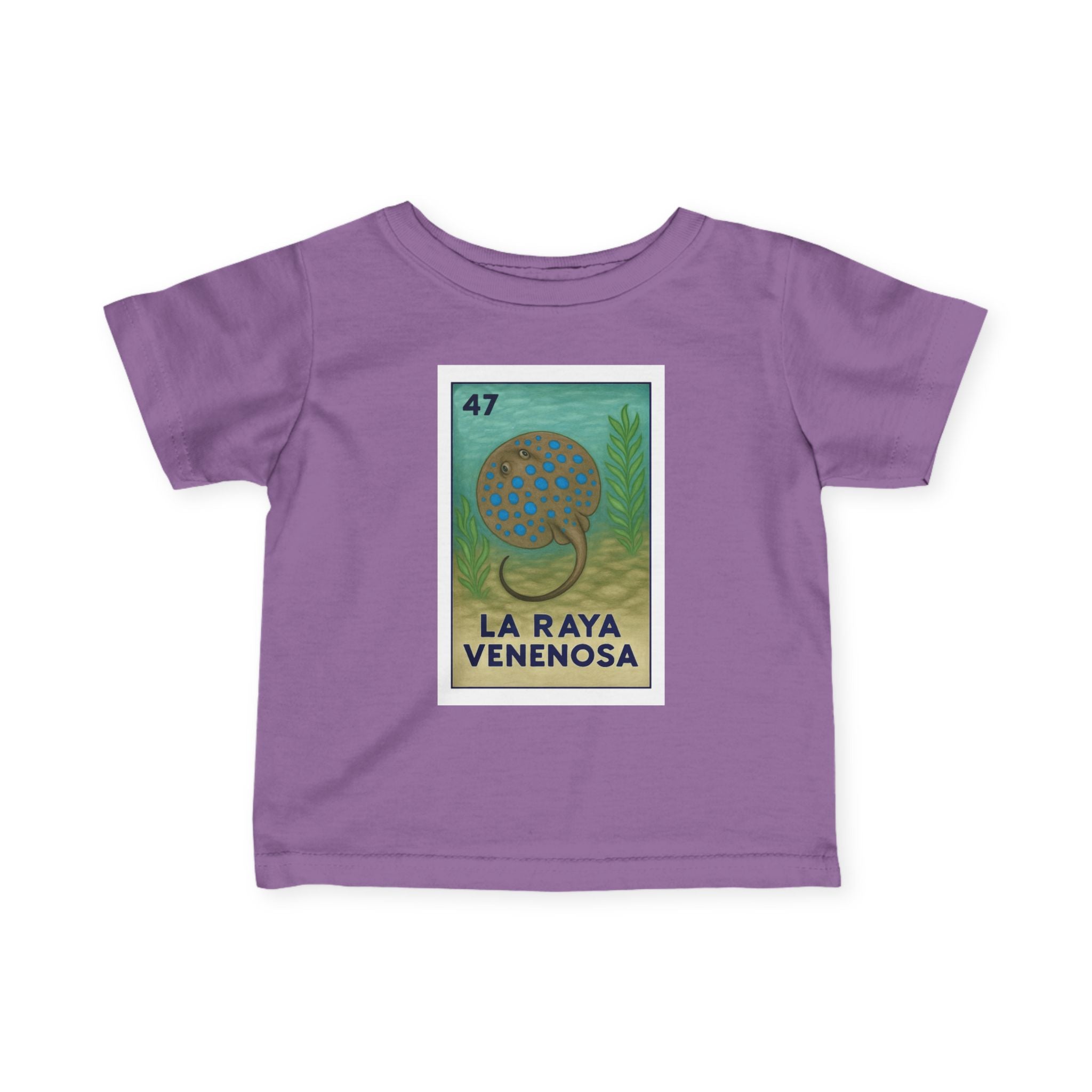 Stingray Lotería - Infant 100% Cotton T-Shirt (La Orca)