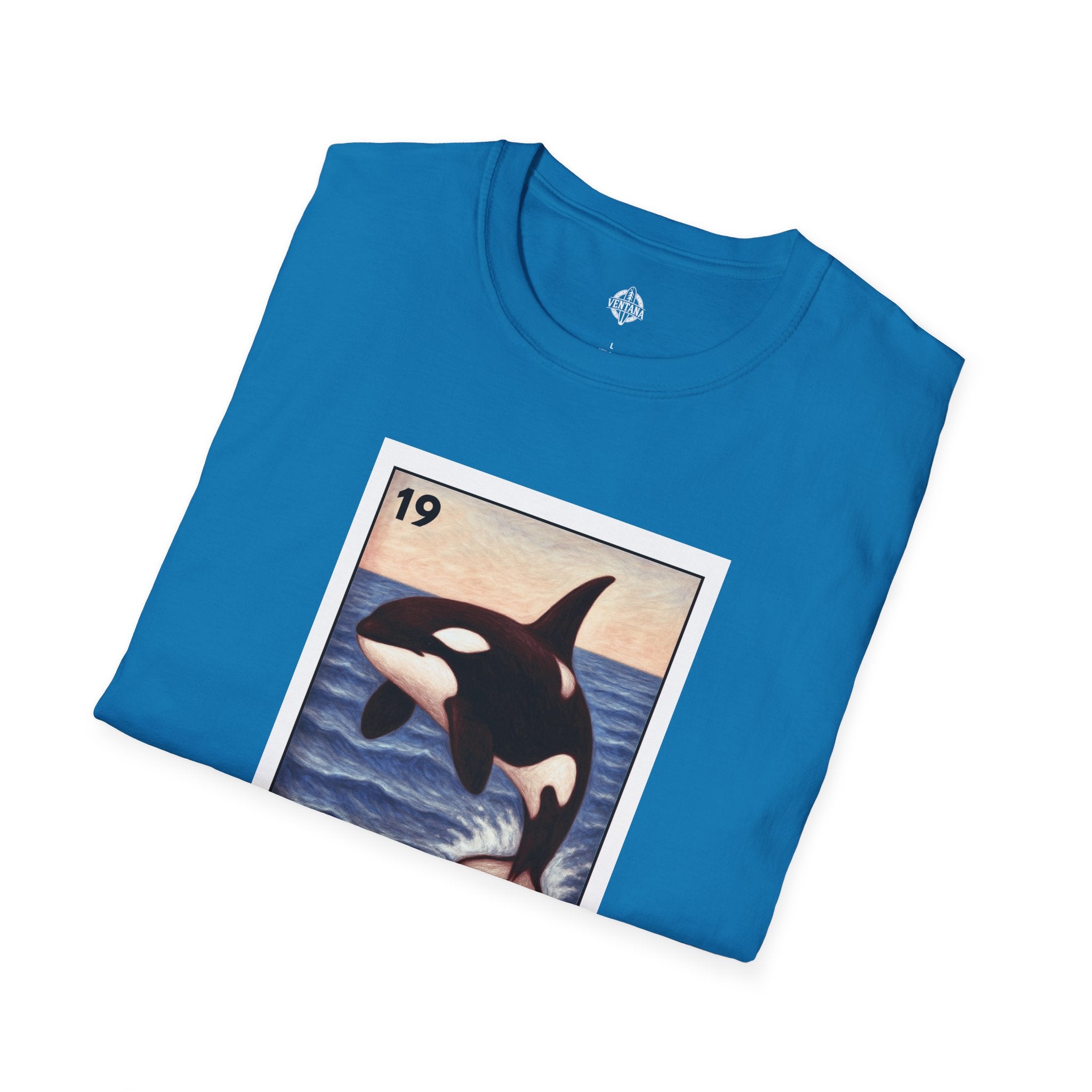 Orca Lotería Unisex - Soft Style U.S. Cotton T-Shirt (La Orca)