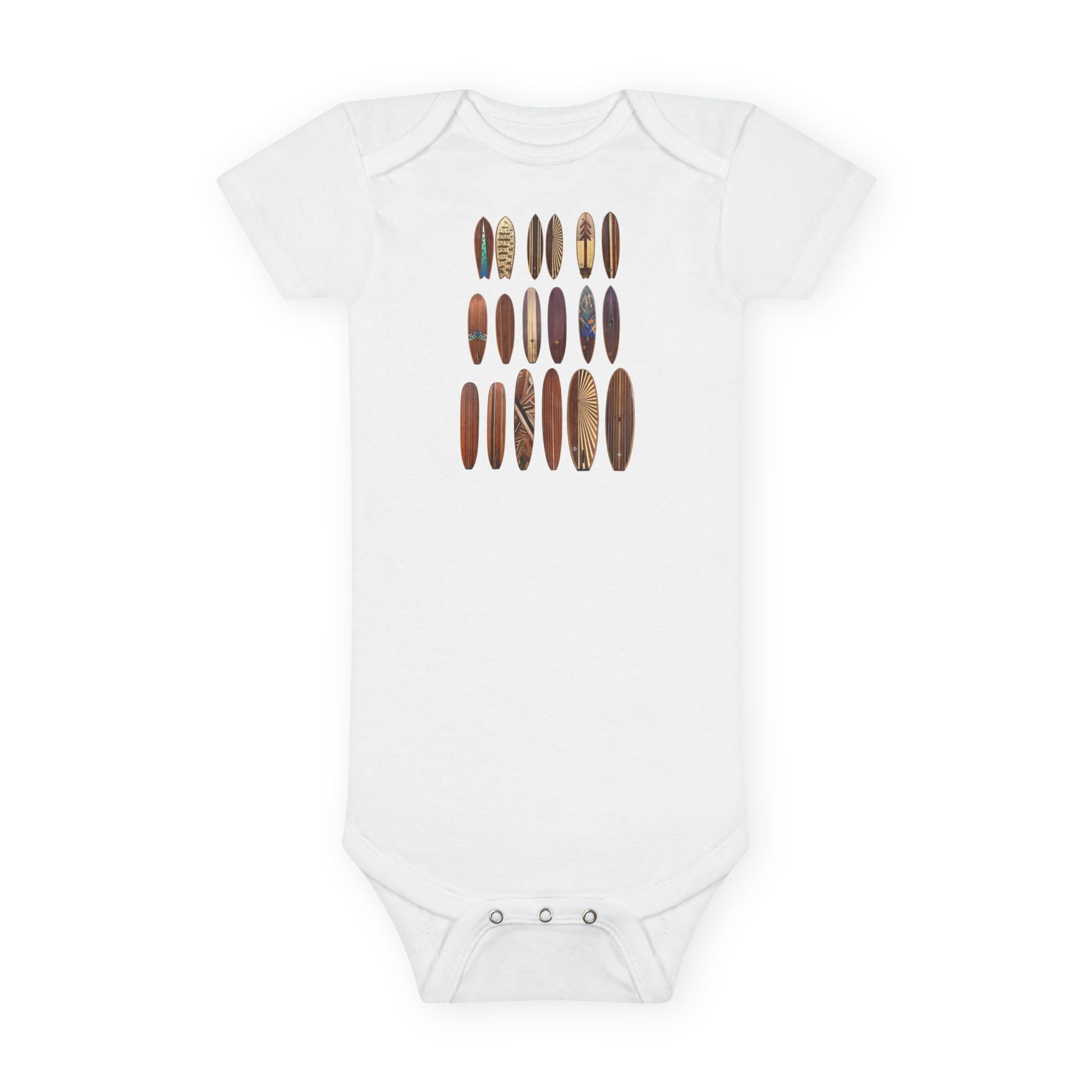 Ventana Wooden Surfboards - Baby Short Sleeve 100% Cotton Onesie