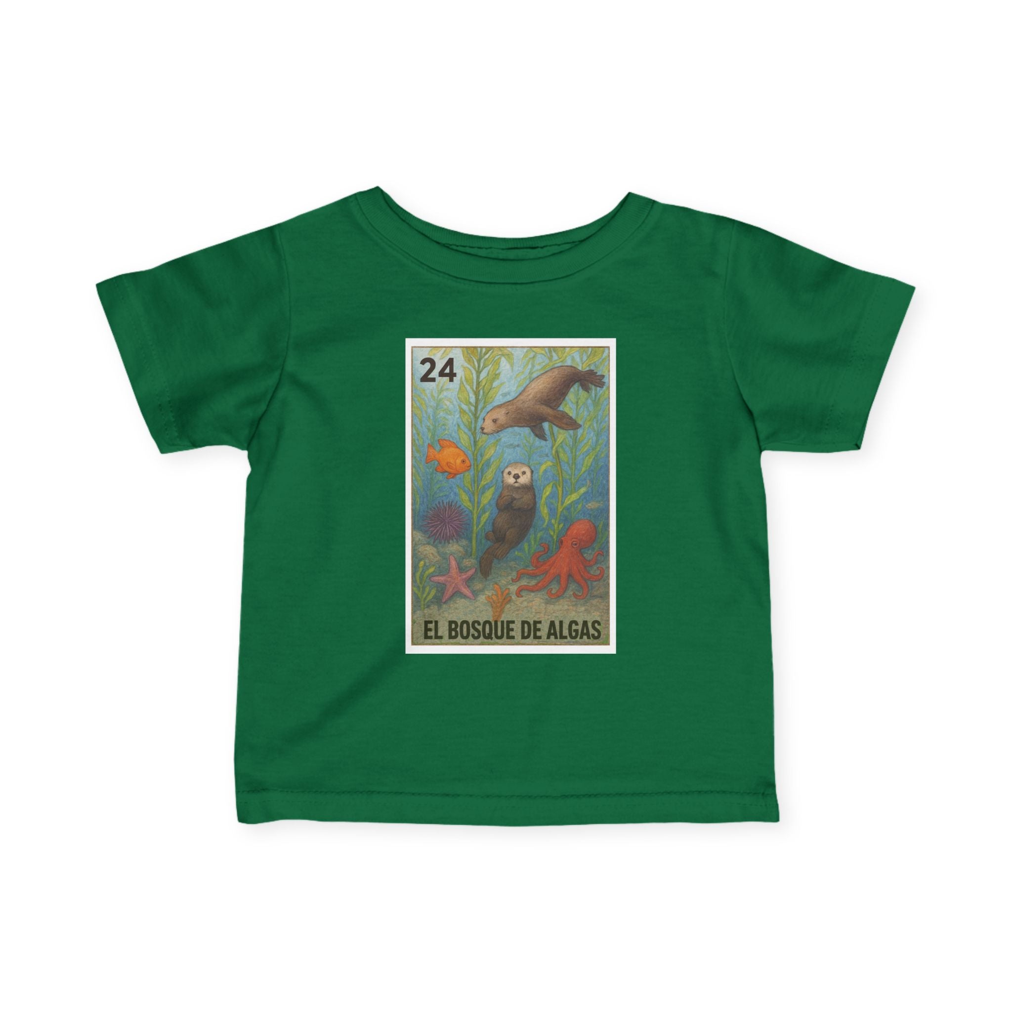 Kelp Forest Lotería - Infant 100% Cotton T-Shirt (El Bosque de Algas)