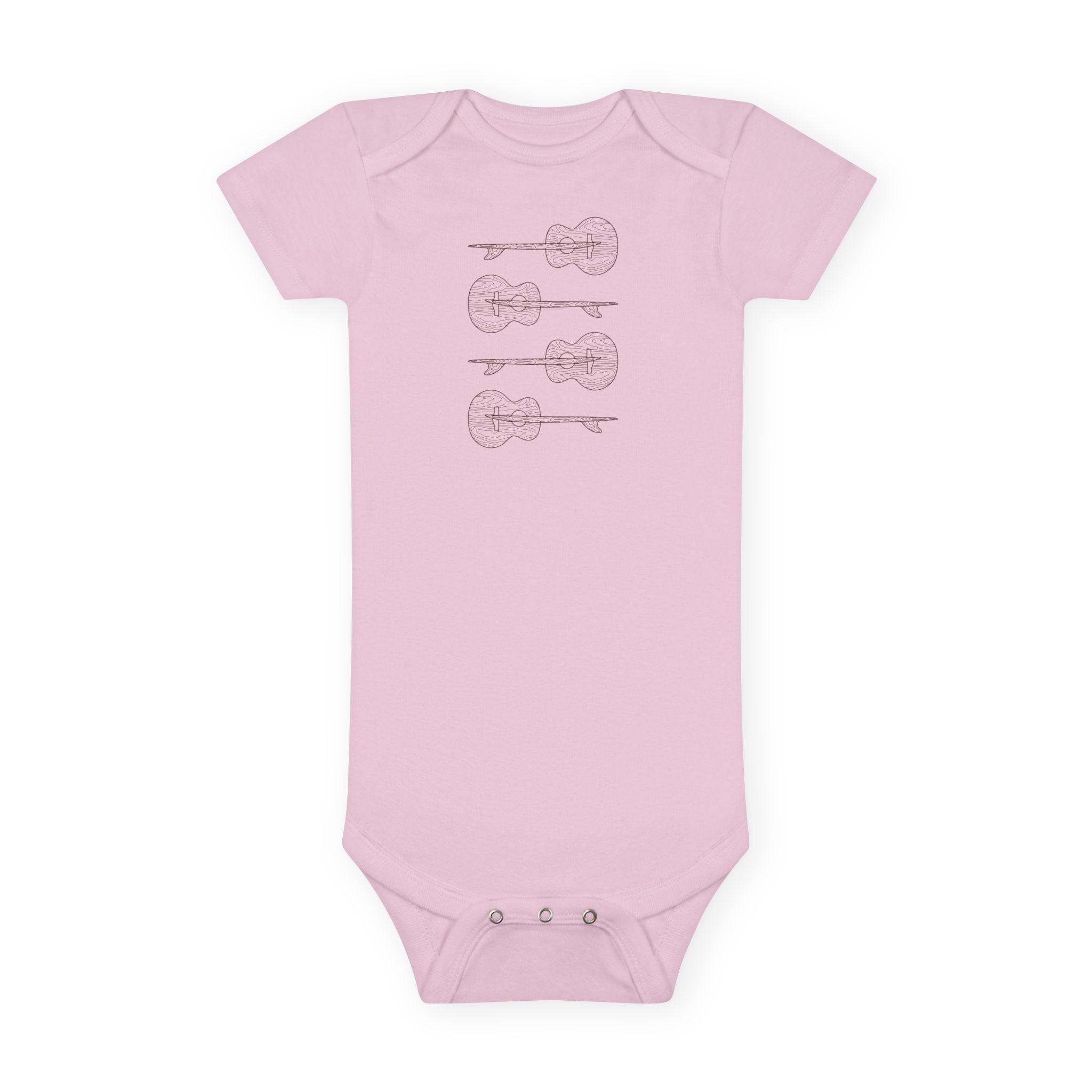 Ventana Santa Cruz Guitar Collab - Baby Short Sleeve 100% Cotton Onesie