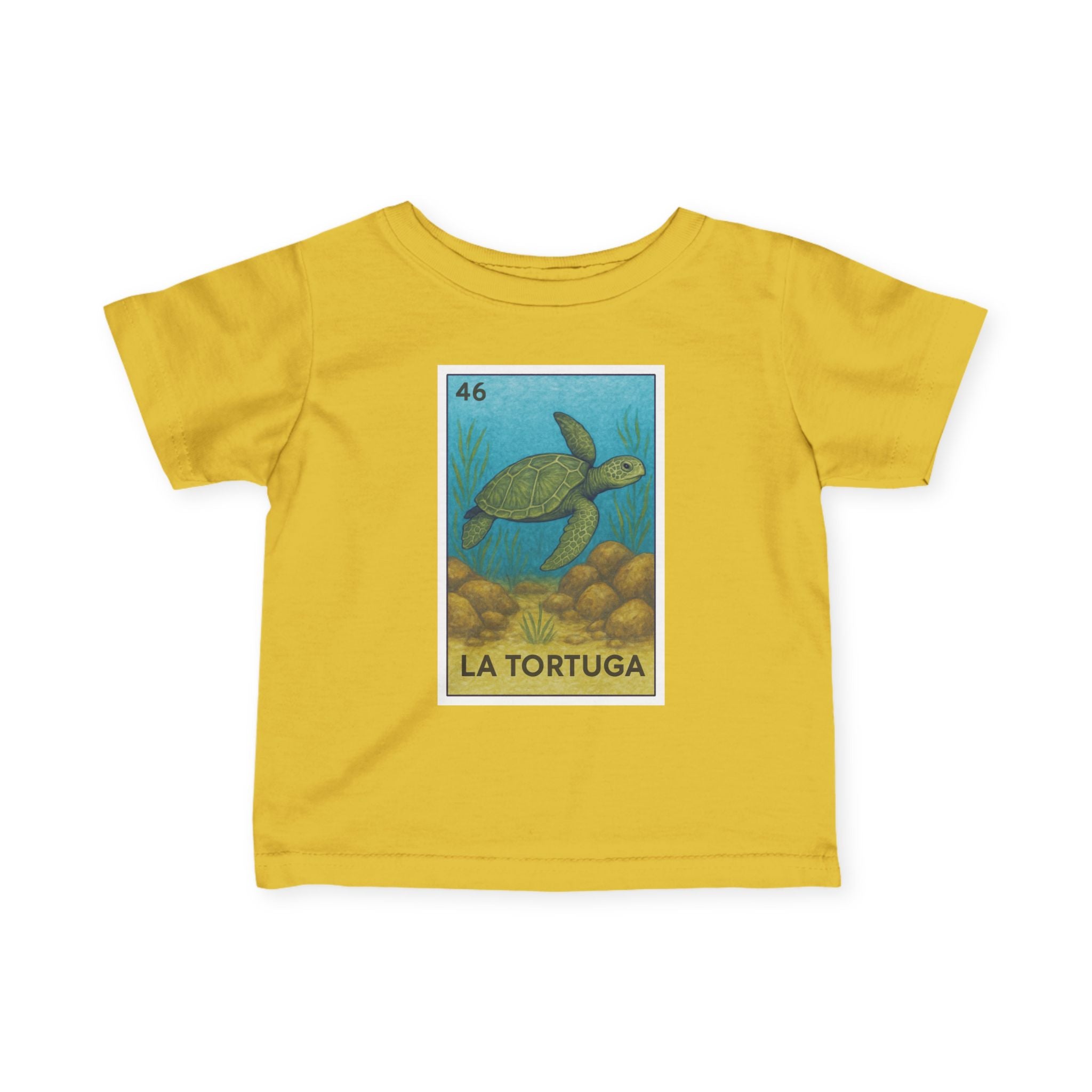 Turtle Lotería - Infant 100% Cotton T-Shirt (La Tortuga)