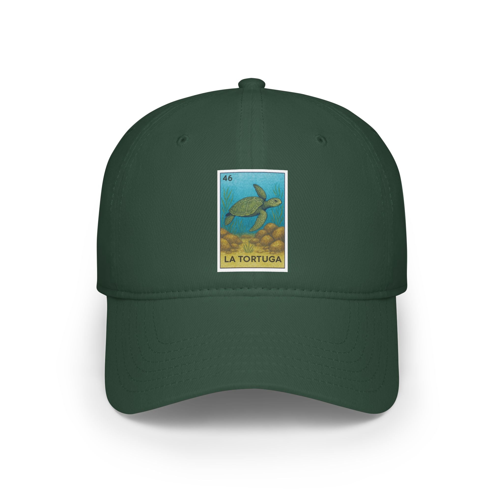 Turtle Lotería Unisex - 100% Cotton Baseball Cap (La Tortuga)