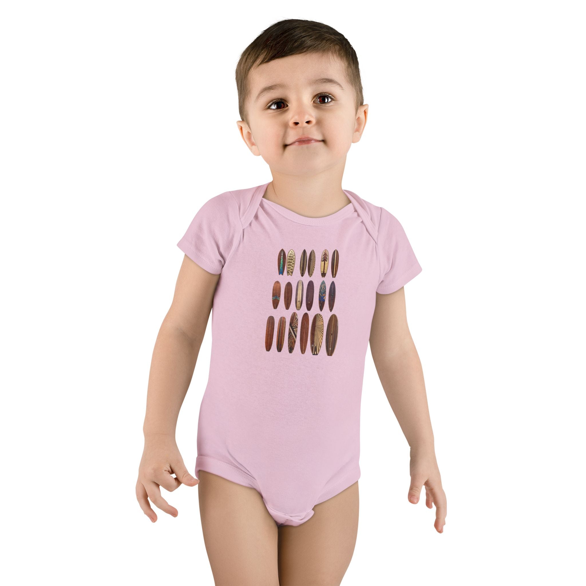 Ventana Wooden Surfboards - Baby Short Sleeve 100% Cotton Onesie
