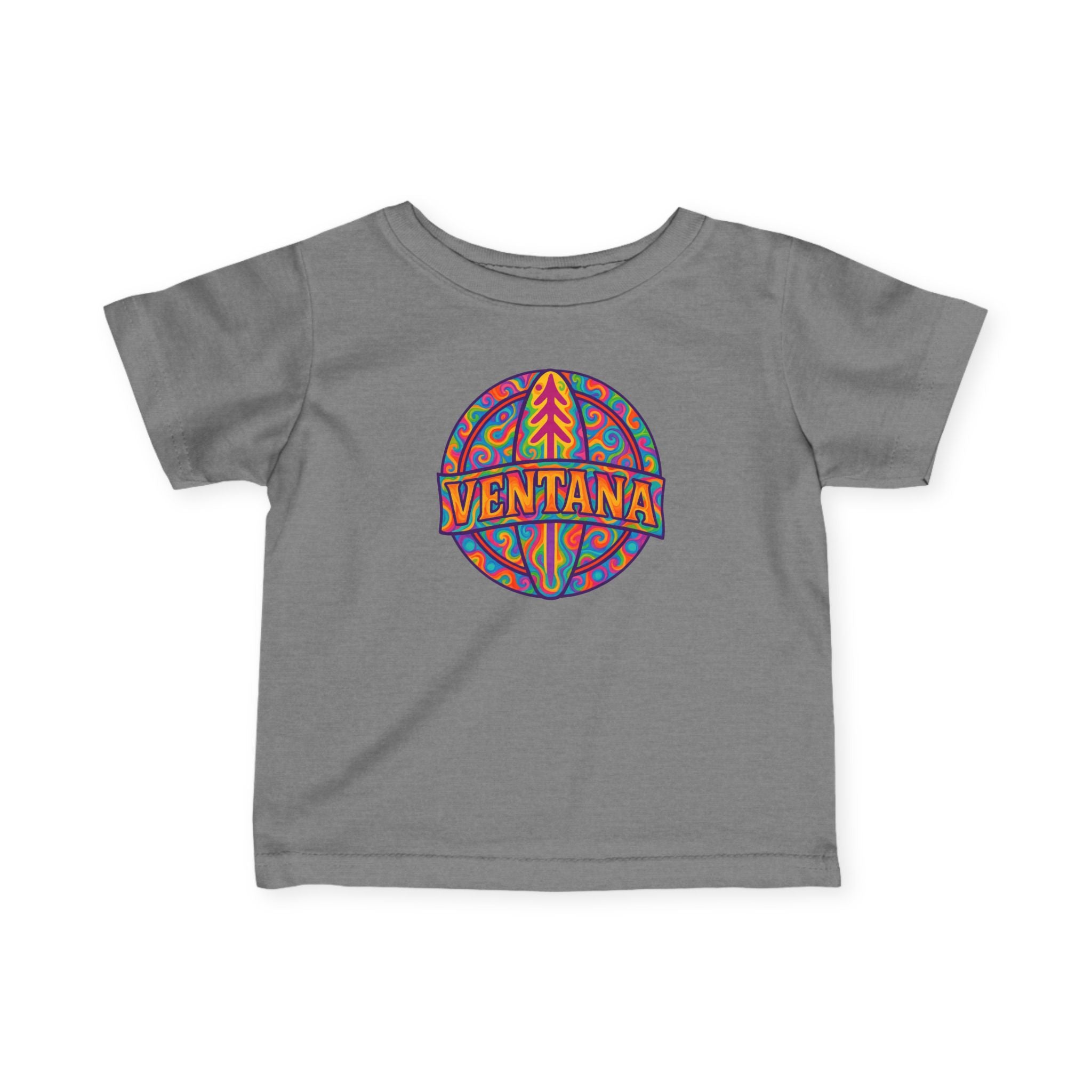 Ventana Psychedelic Treefish Logo - Infant 100% Cotton T-Shirt