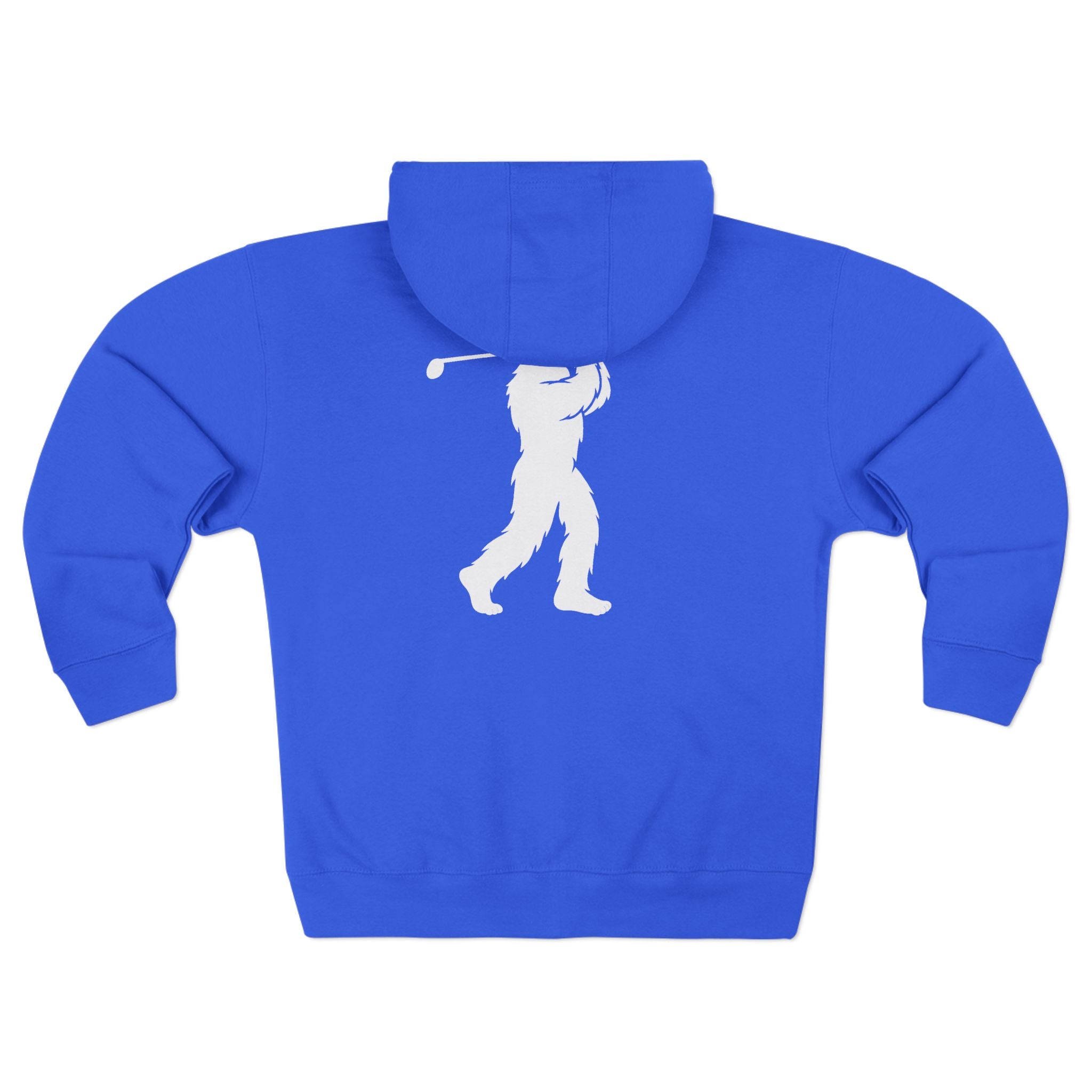 Ventana Golfsquatch Unisex - Zip Cotton Blend Fleece Hoodie
