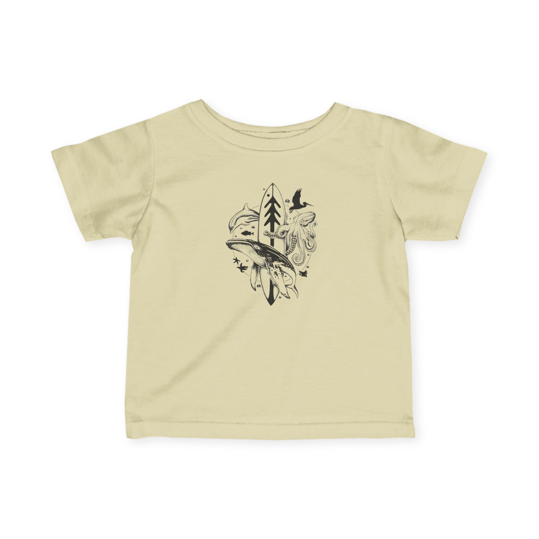 Ventana Monterey Bay by Thiago Bianchini - Infant 100% Cotton T-Shirt