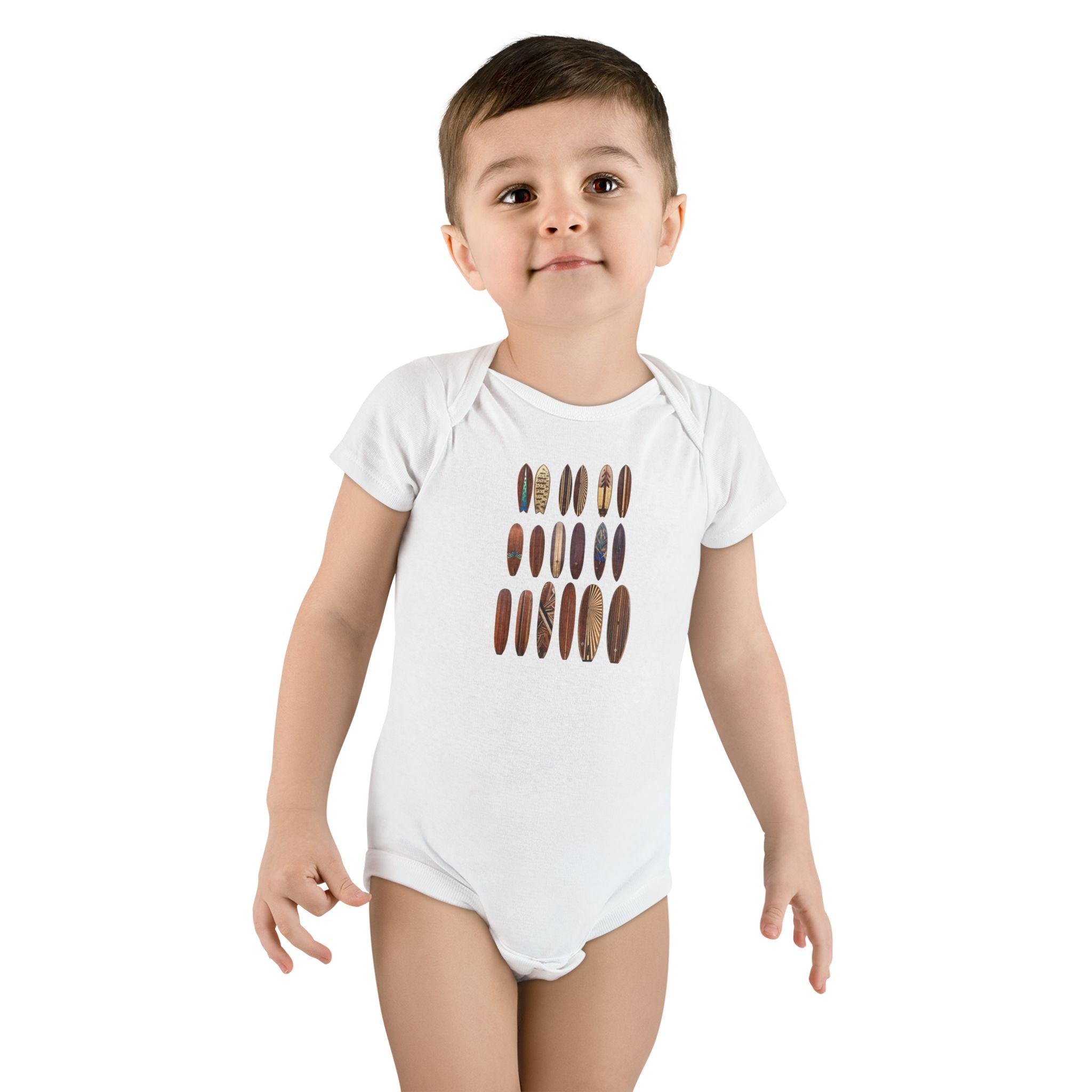 Ventana Wooden Surfboards - Baby Short Sleeve 100% Cotton Onesie