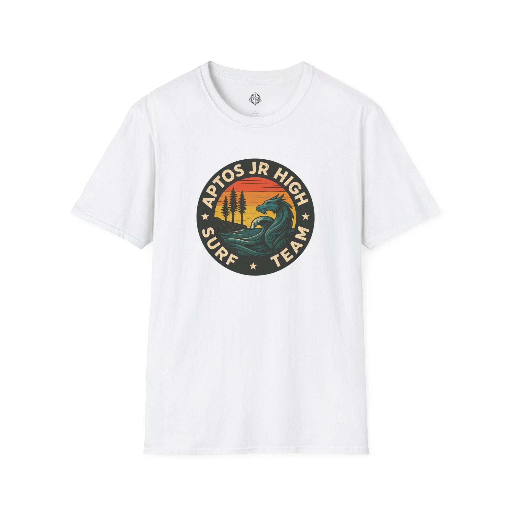 Aptos Junior High Surf Team Unisex - U.S. Cotton T-Shirt