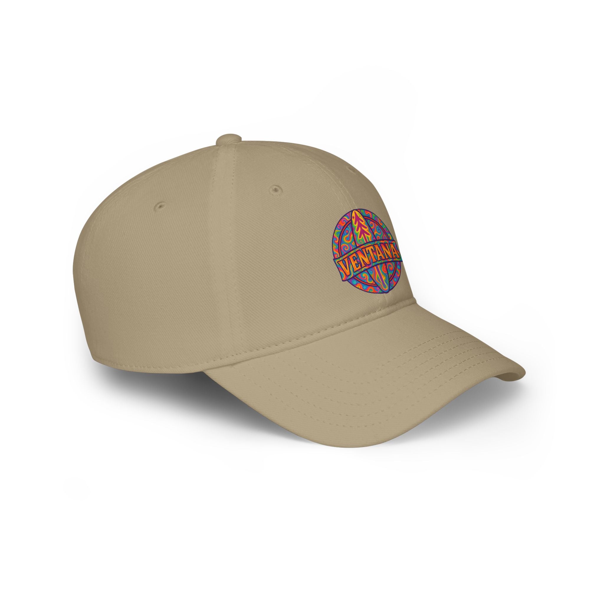 Ventana Psychedelic Treefish Logo - 100% Cotton Baseball Cap