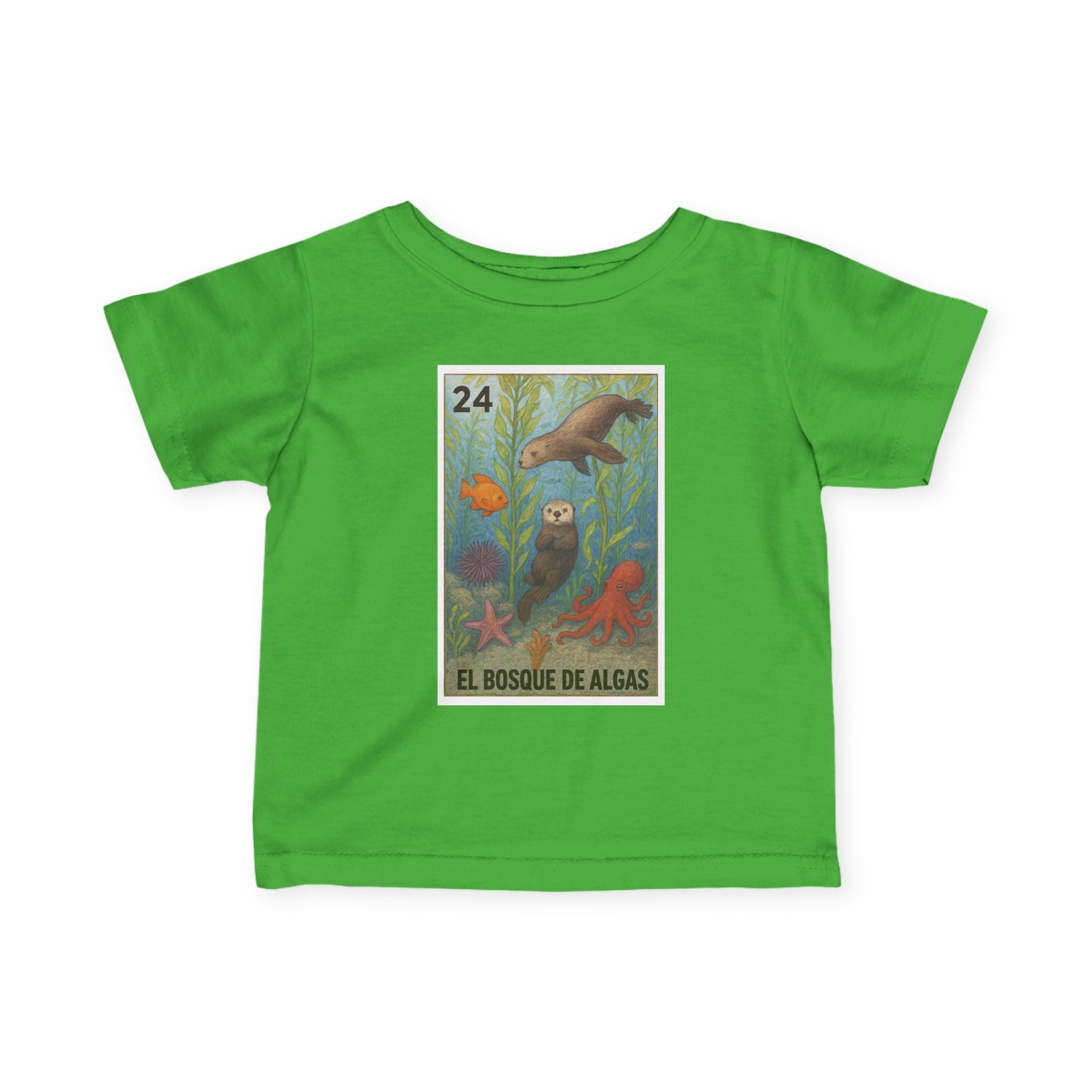 Kelp Forest Lotería - Infant 100% Cotton T-Shirt (El Bosque de Algas)