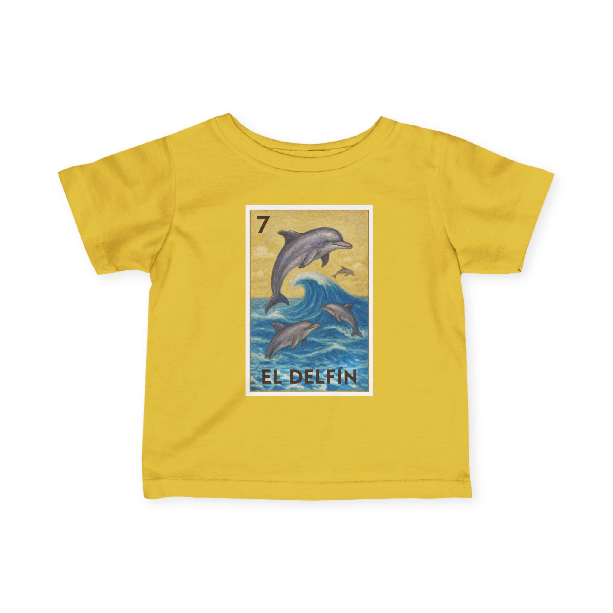 Dolphin Lotería - Infant 100% Cotton T-Shirt (El Delfín)