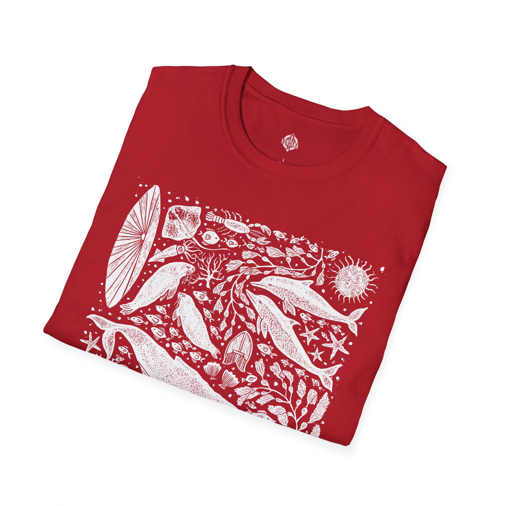 Ventana Marine Life by Lili Arnold Unisex - Soft Style U.S. Cotton T-Shirt