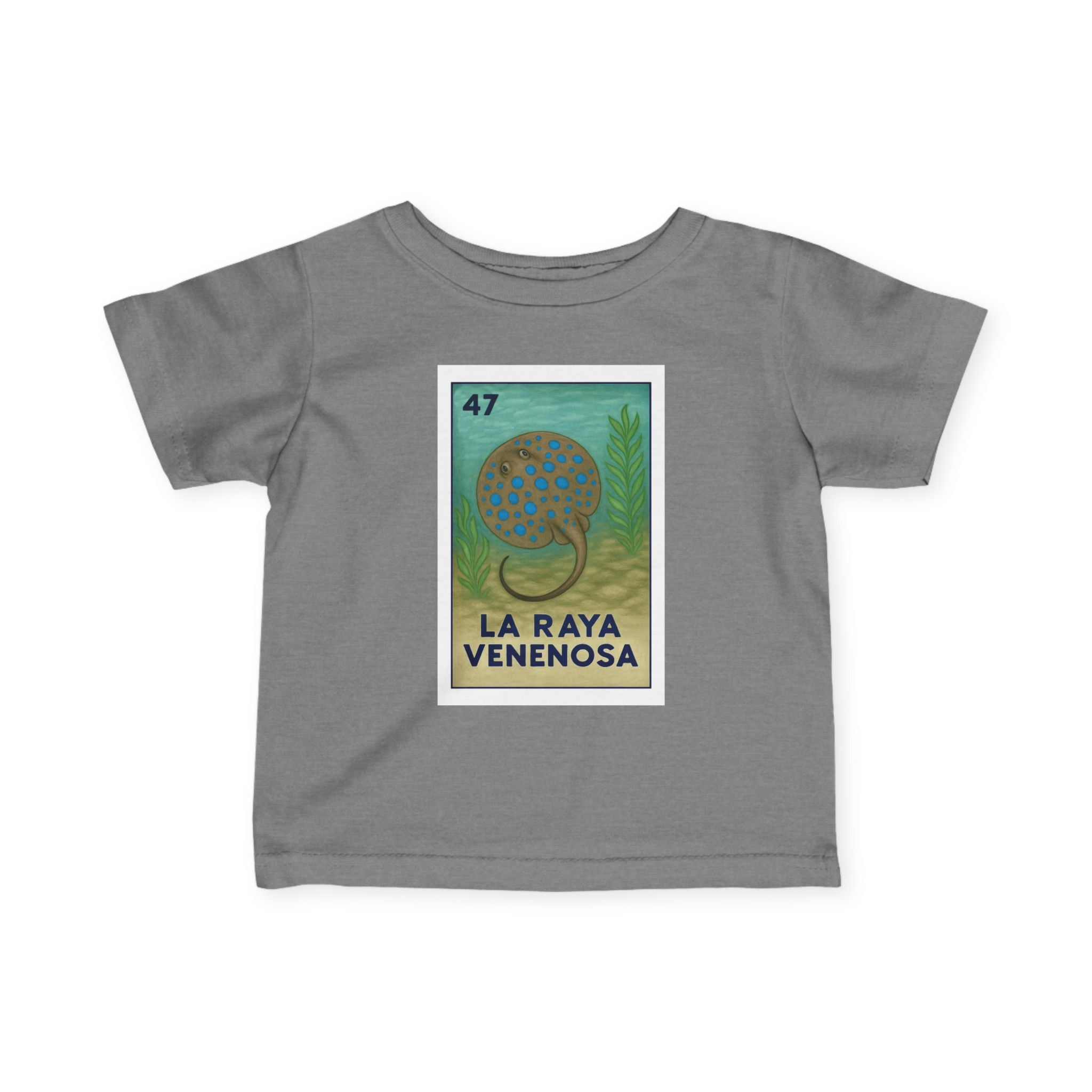 Stingray Lotería - Infant 100% Cotton T-Shirt (La Orca)