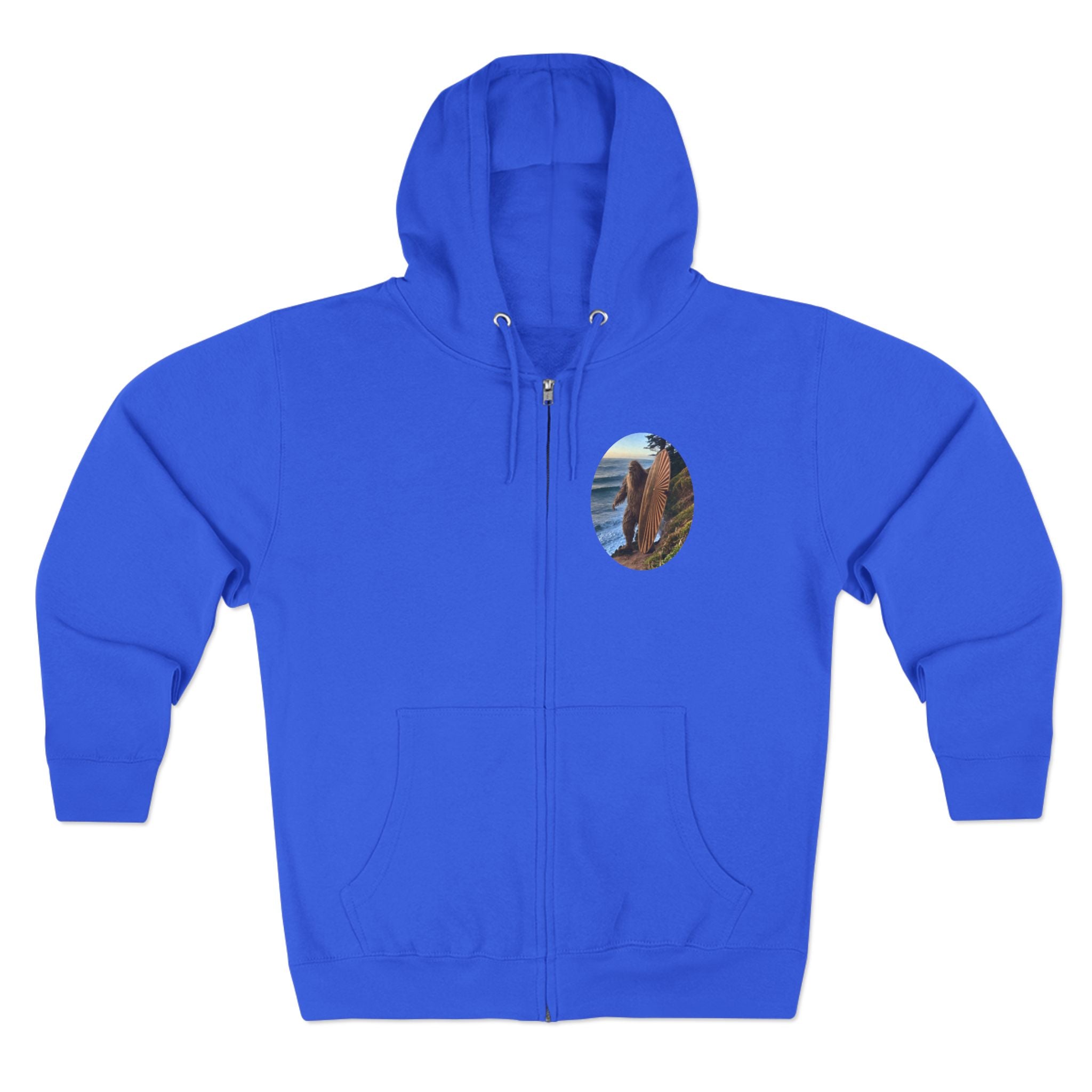 Ventana Real Surfsquatch Unisex - Zip Cotton Blend Fleece Hoodie