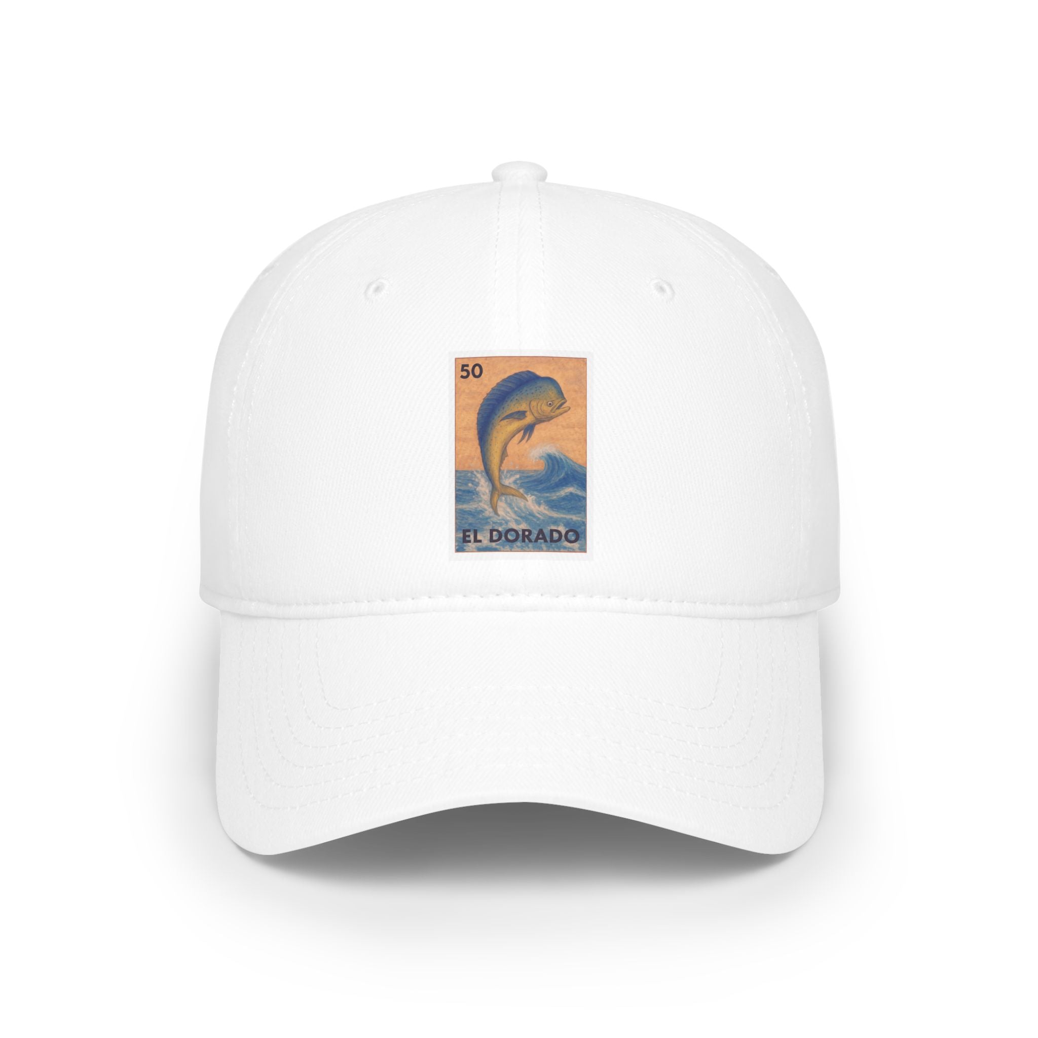 Dorado Lotería Unisex - 100% Cotton Baseball Cap (El Tiburón)