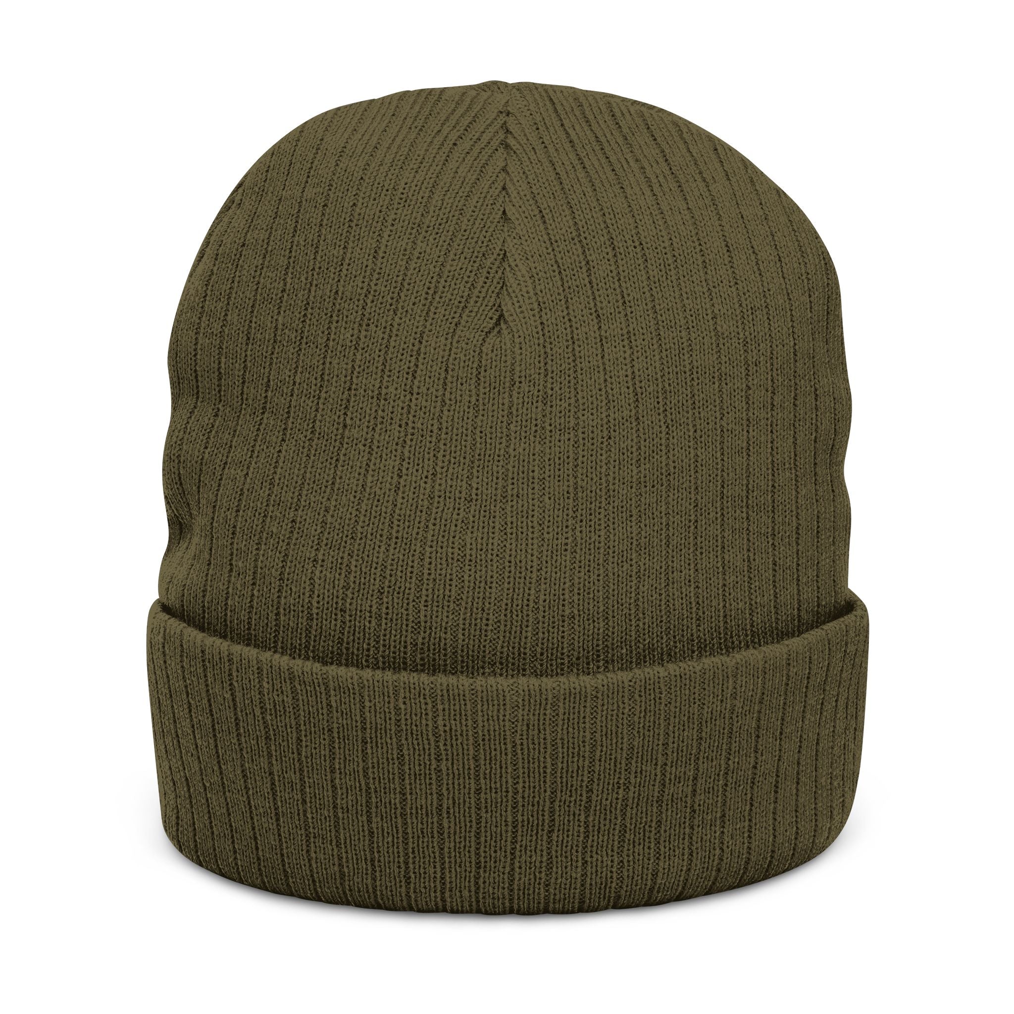 Aptos Junior High Surf Team - Embroidered Unisex Ribbed Knit Beanie with Recycled Polyester