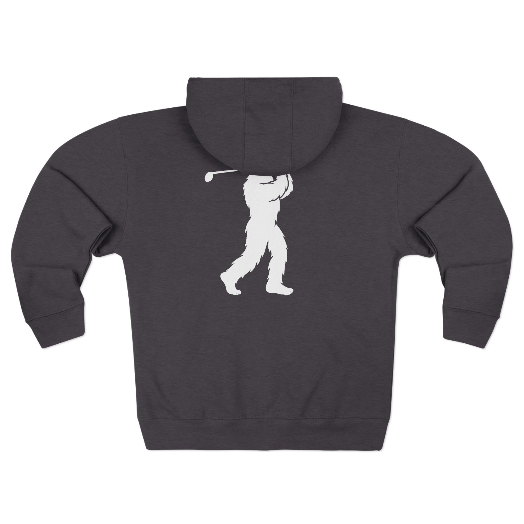 Ventana Golfsquatch Unisex - Zip Cotton Blend Fleece Hoodie