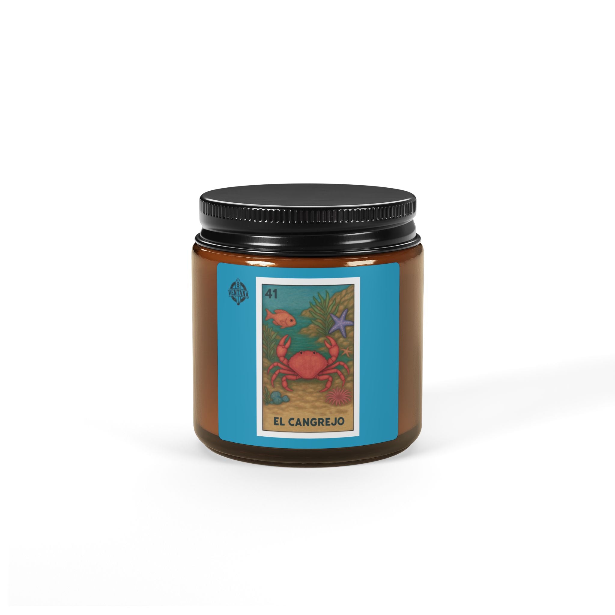 Crab Lotería - Scented Soy Candle (El Cangrejo)