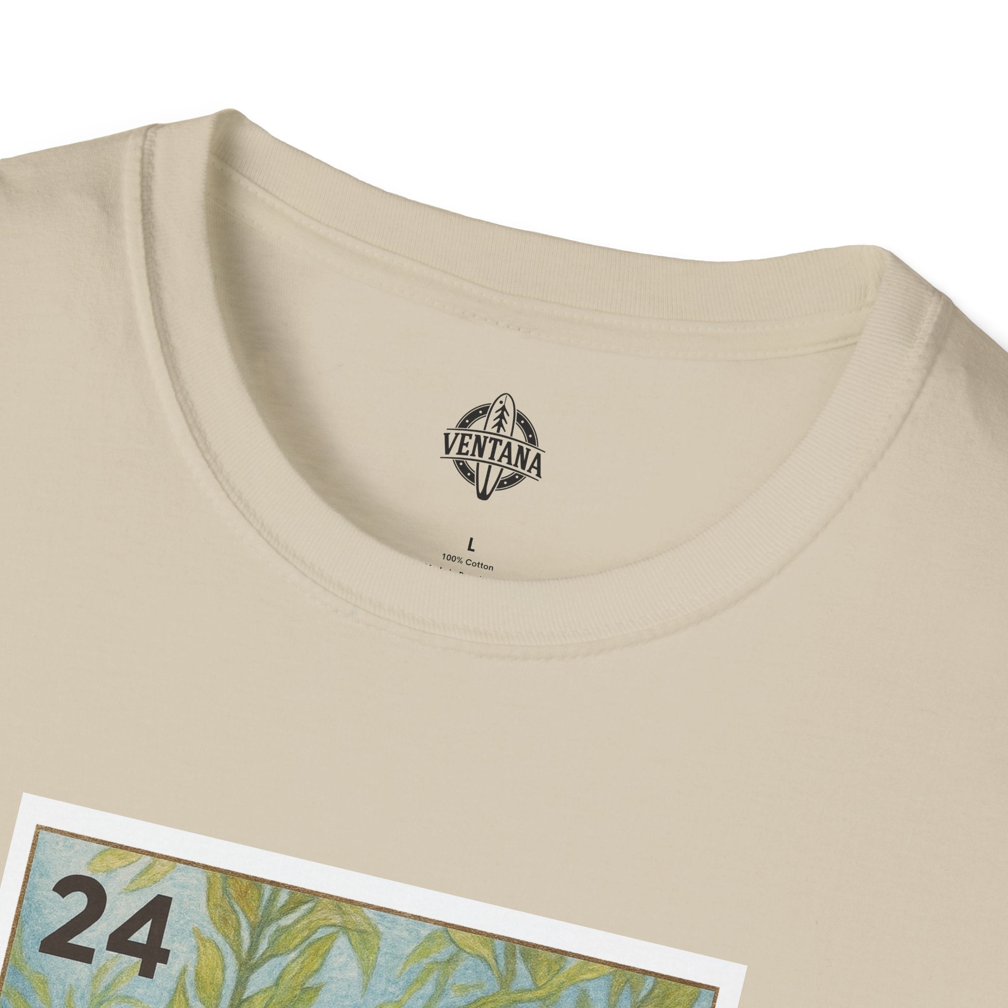 Kelp Forest Lotería Unisex - Soft Style U.S. Cotton T-Shirt (El Bosque de Algas)