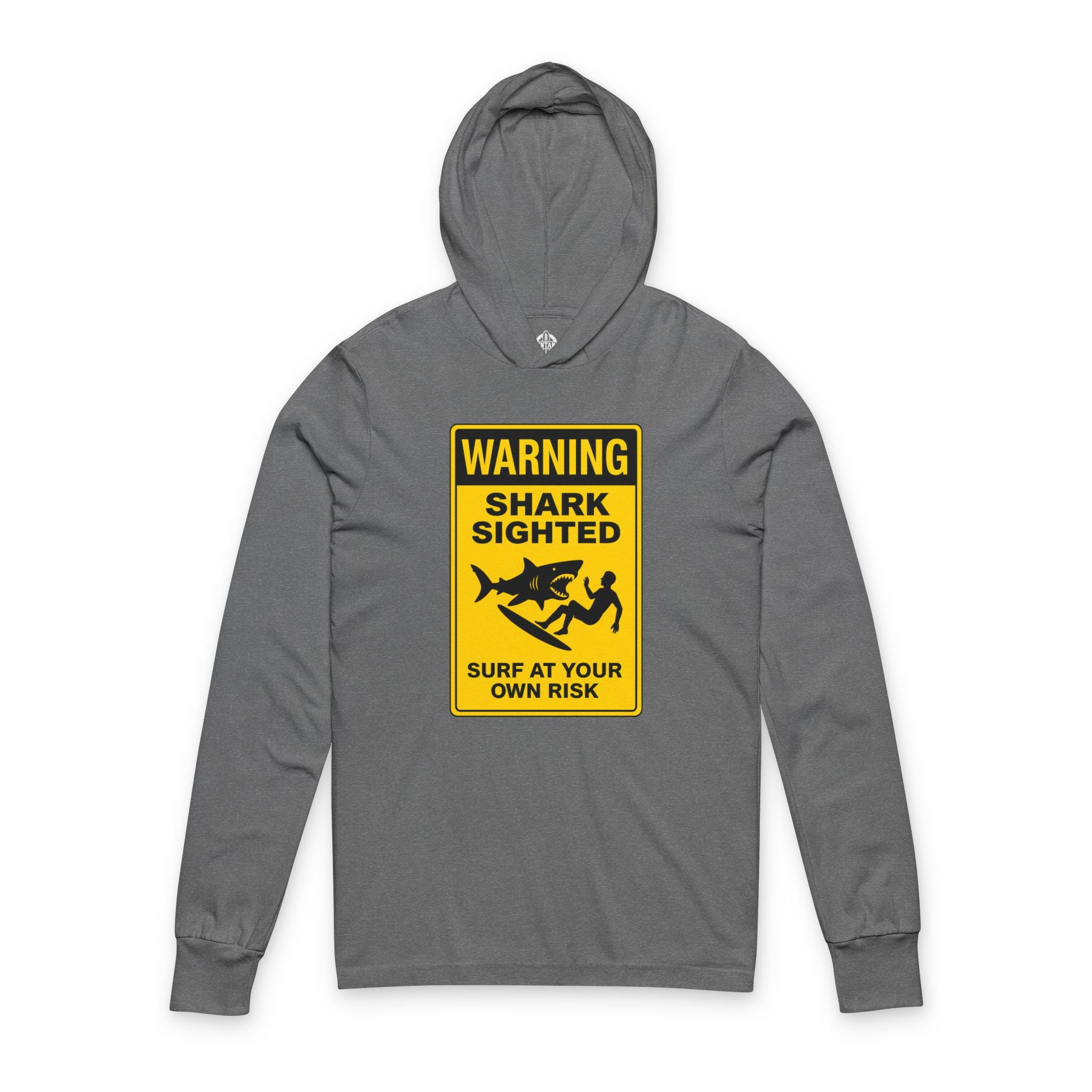 Shark Sighted Team Unisex - Cotton Long Sleeve Hooded T-Shirt