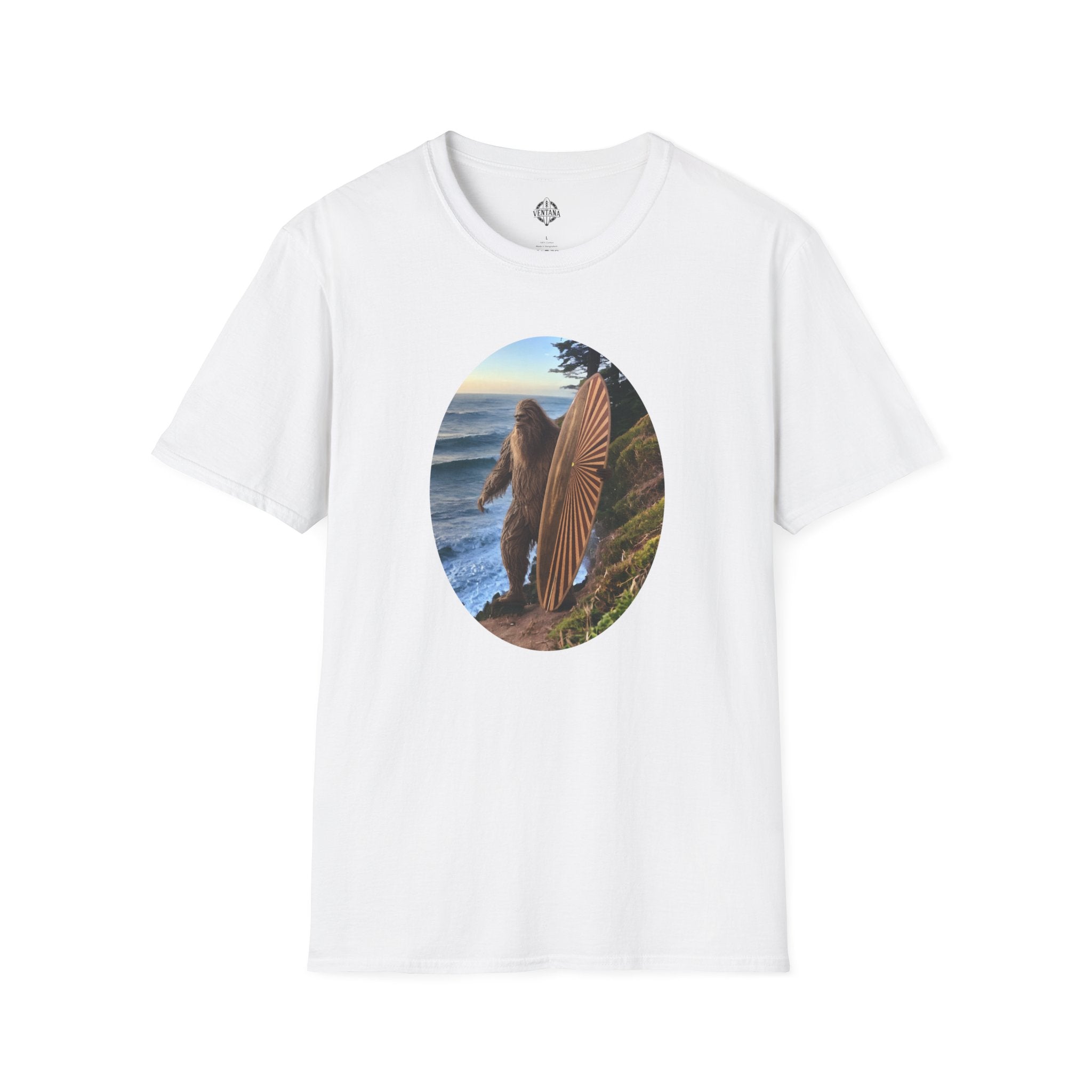 Ventana Real Surfsquatch Unisex - U.S. Cotton T-Shirt