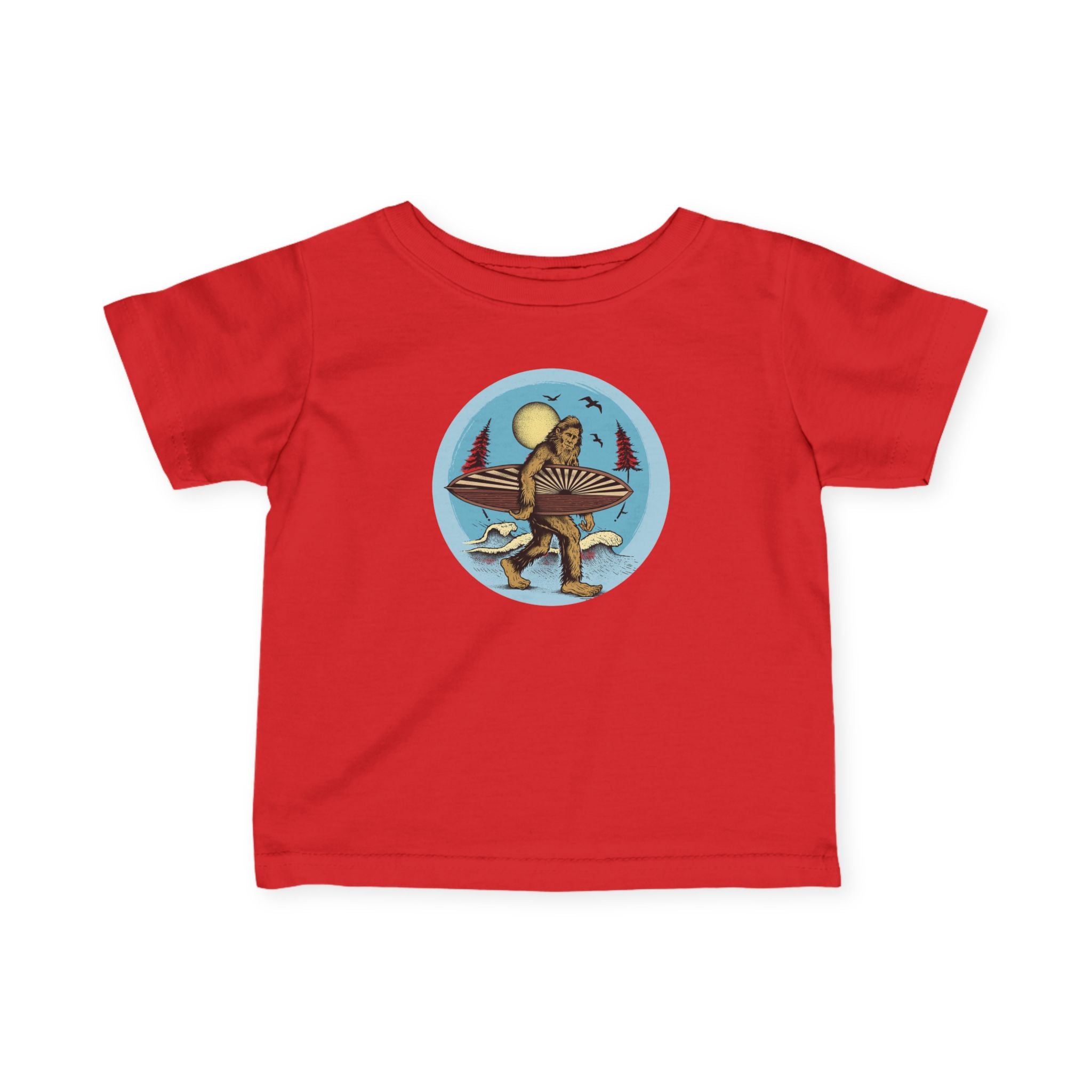 Ventana Surfsquatch by Thiago Bianchini - Infant 100% Cotton T-Shirt