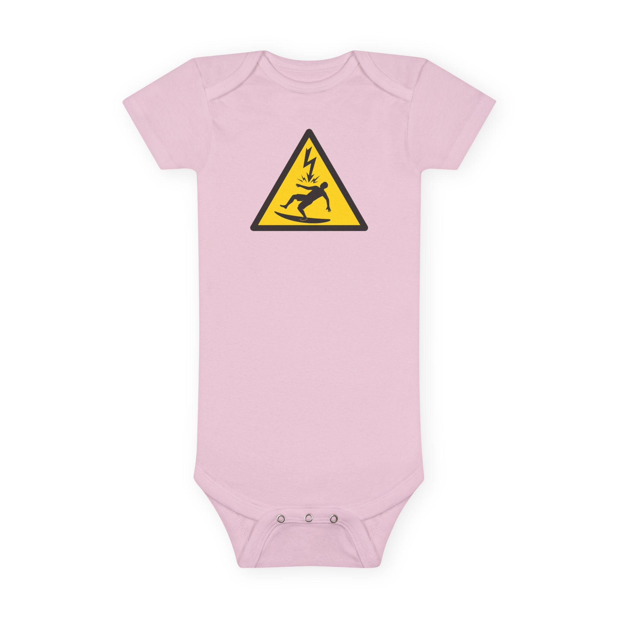 Electric Surfer - Baby Short Sleeve 100% Cotton Onesie