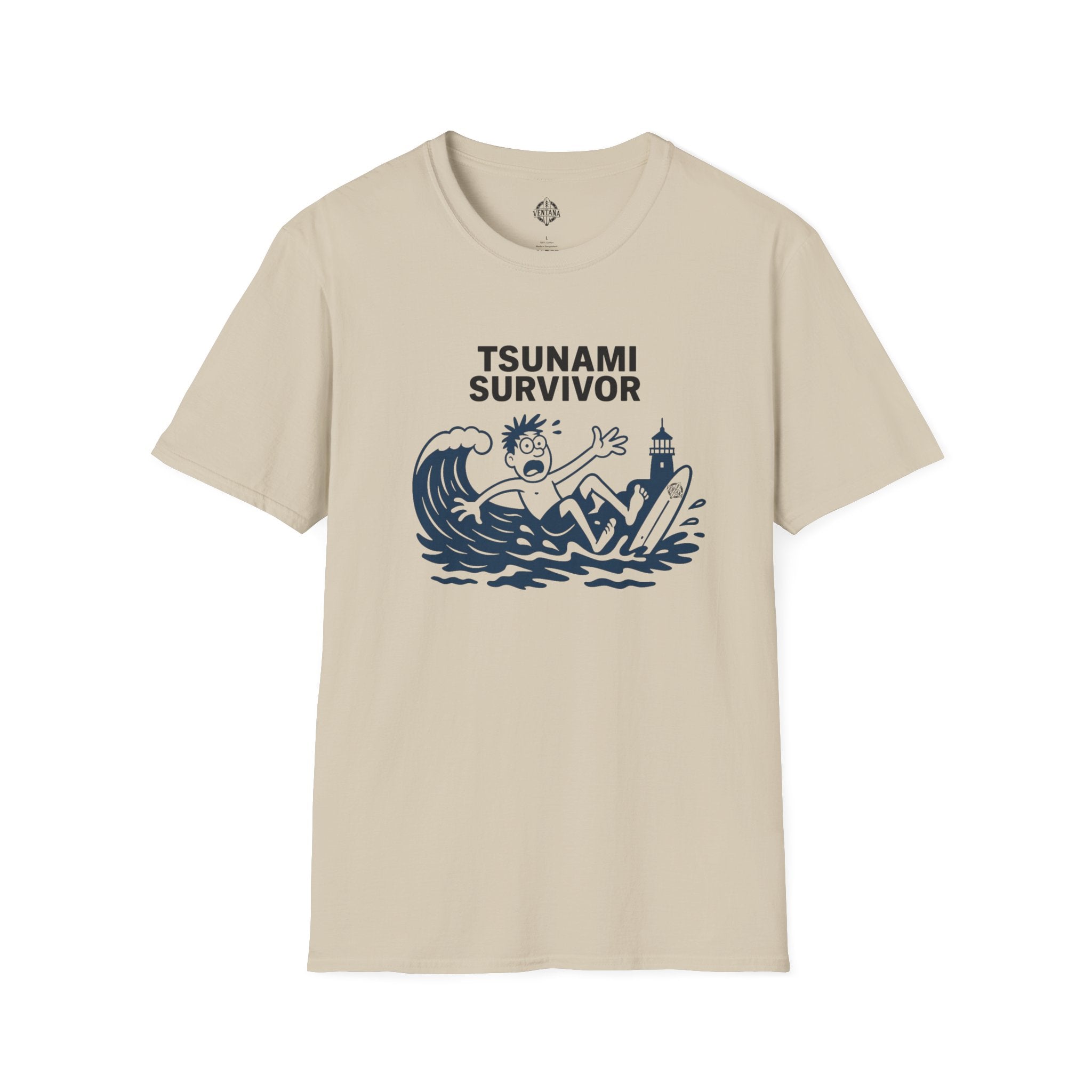 Tsunami Survivor Unisex - Soft Style U.S. Cotton T-Shirt