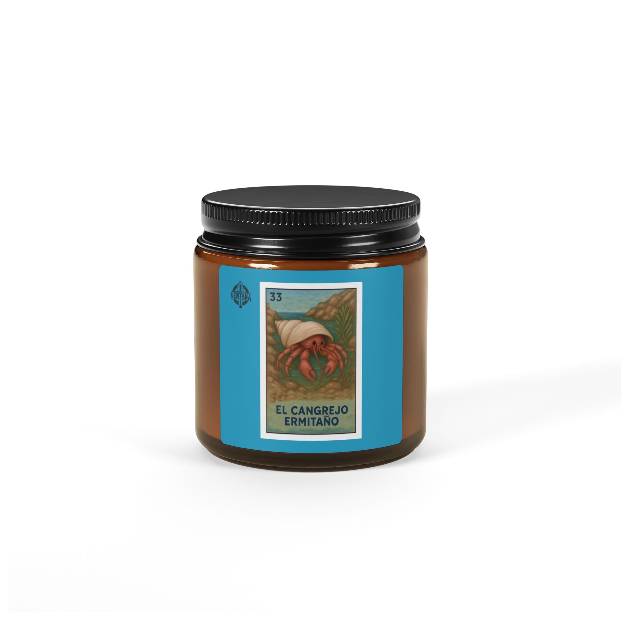 Hermit Crab Lotería - Scented Soy Candle (El Cangrejo Ermitaño)
