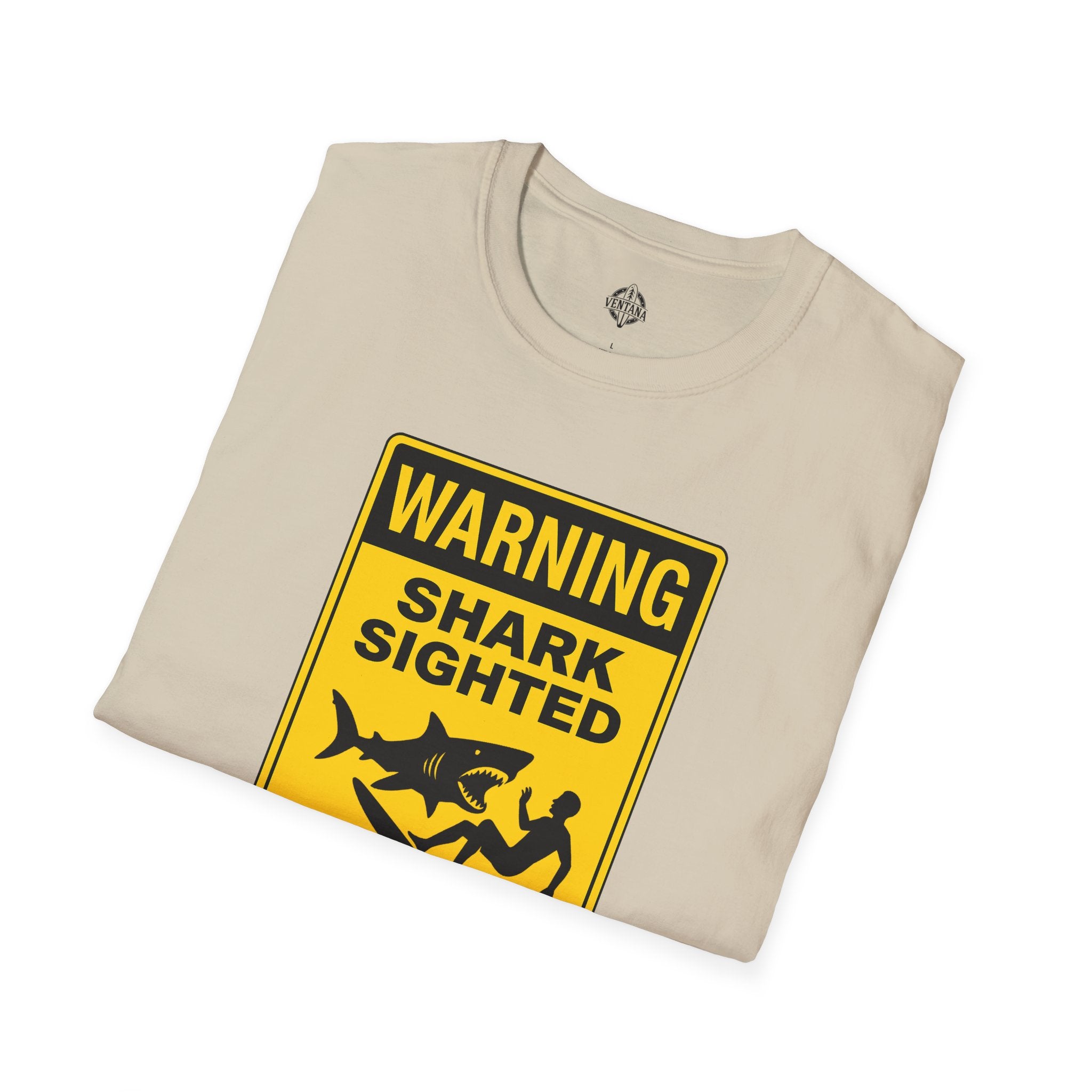 Shark Sighted Unisex - Soft Style U.S. Cotton T-Shirt