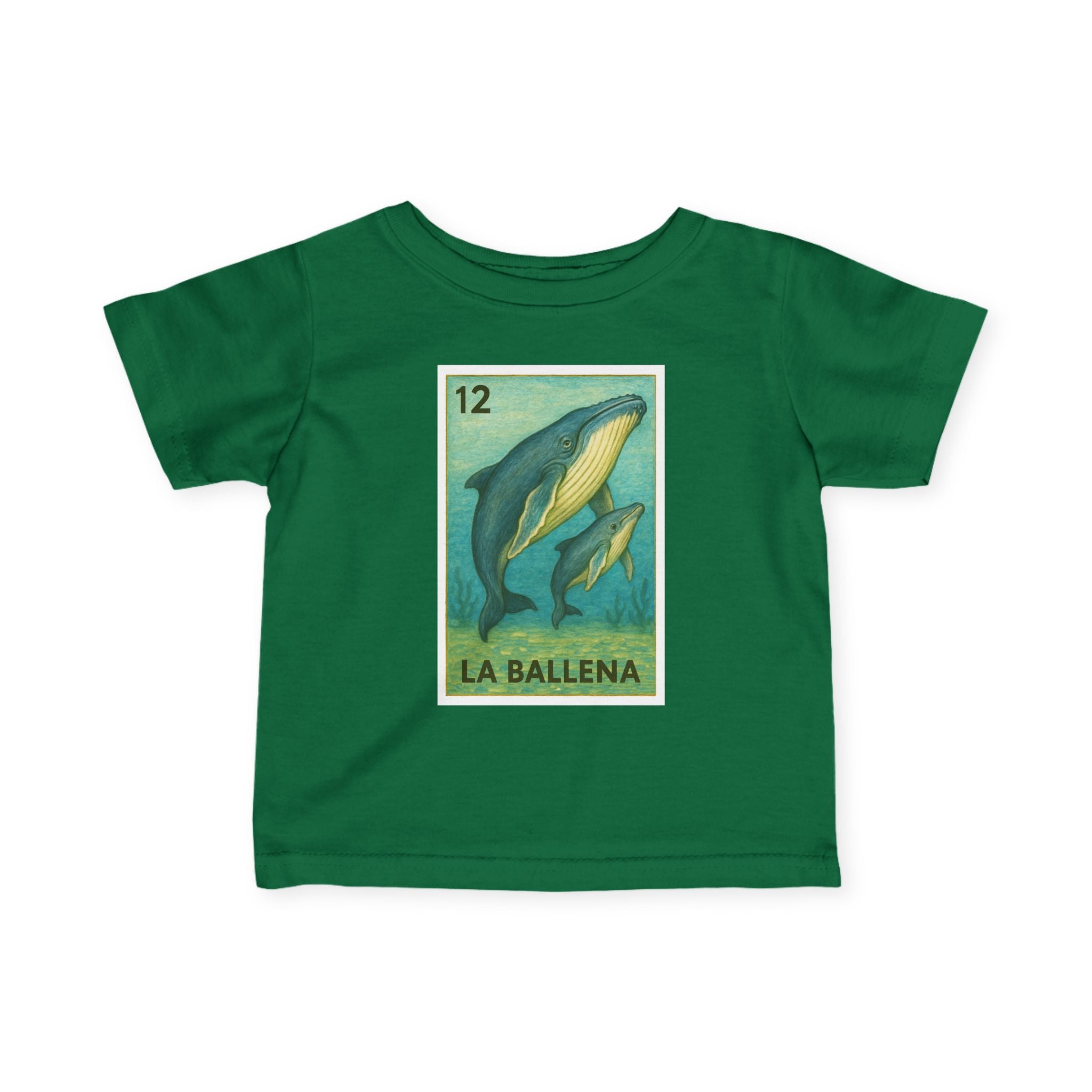 Whale Lotería - Infant 100% Cotton T-Shirt (La Ballena)