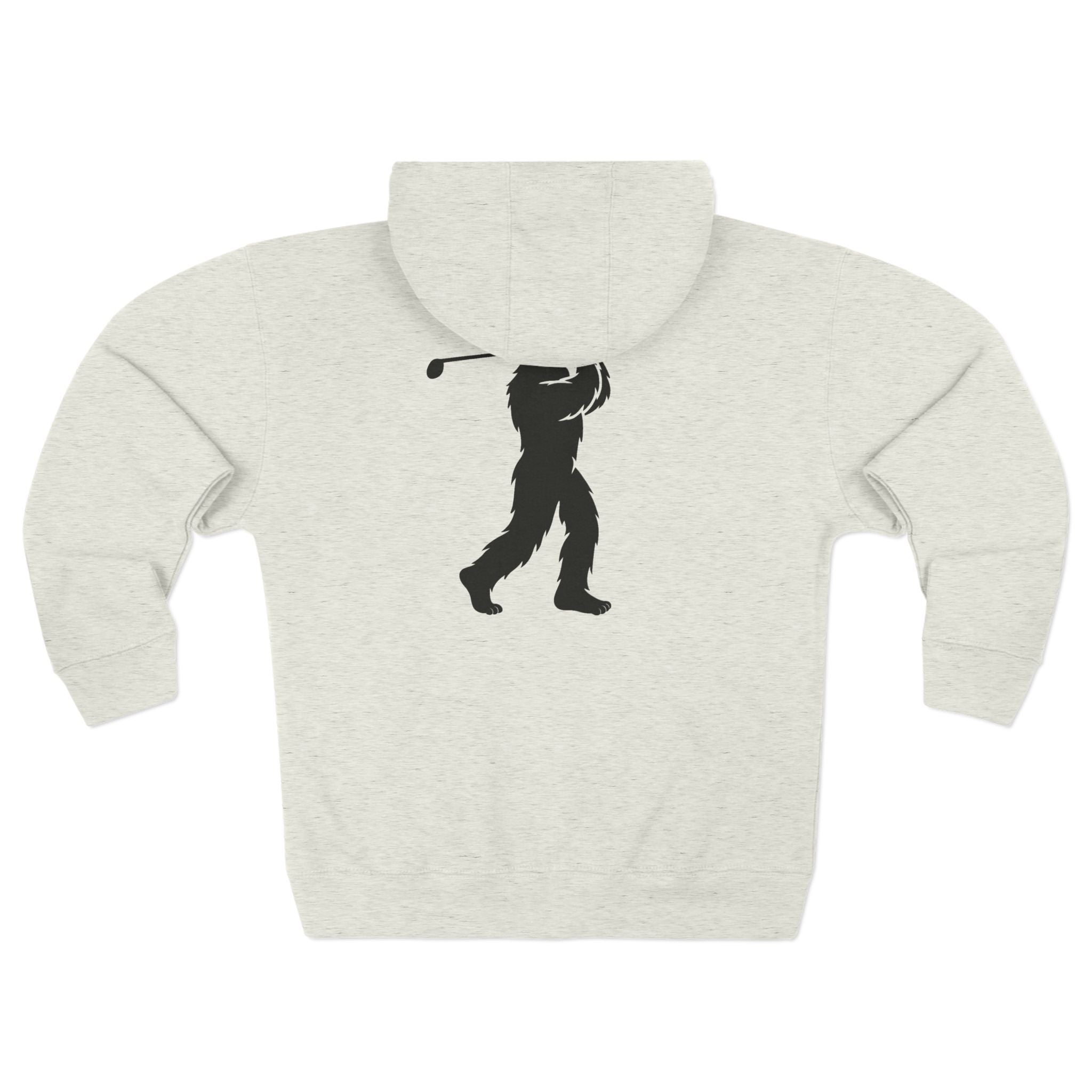 Ventana Golfsquatch Unisex - Zip Cotton Blend Fleece Hoodie