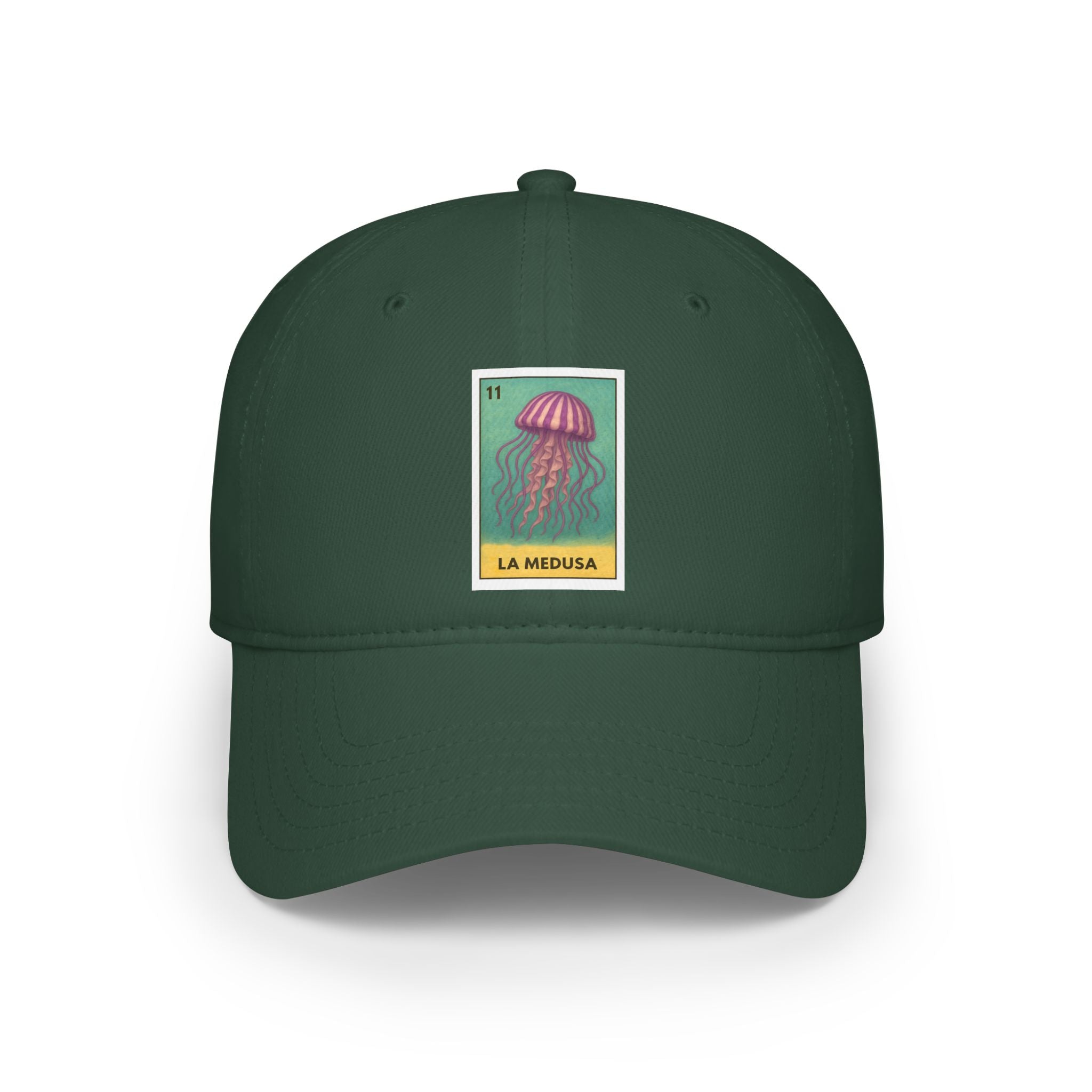 Sea Jelly Lotería Unisex - 100% Cotton Baseball Cap (La Medusa)