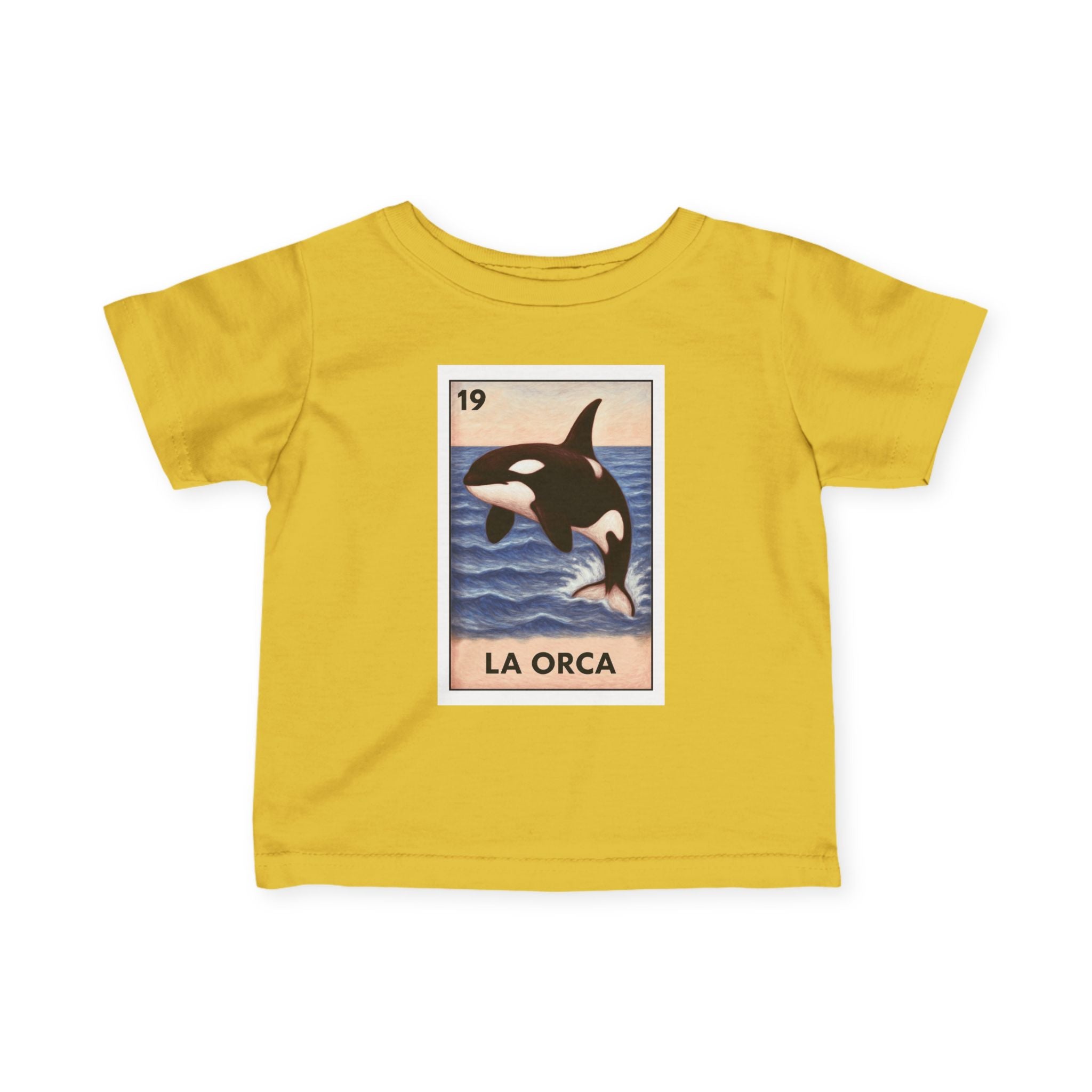 Orca Lotería - Infant 100% Cotton T-Shirt (La Orca)