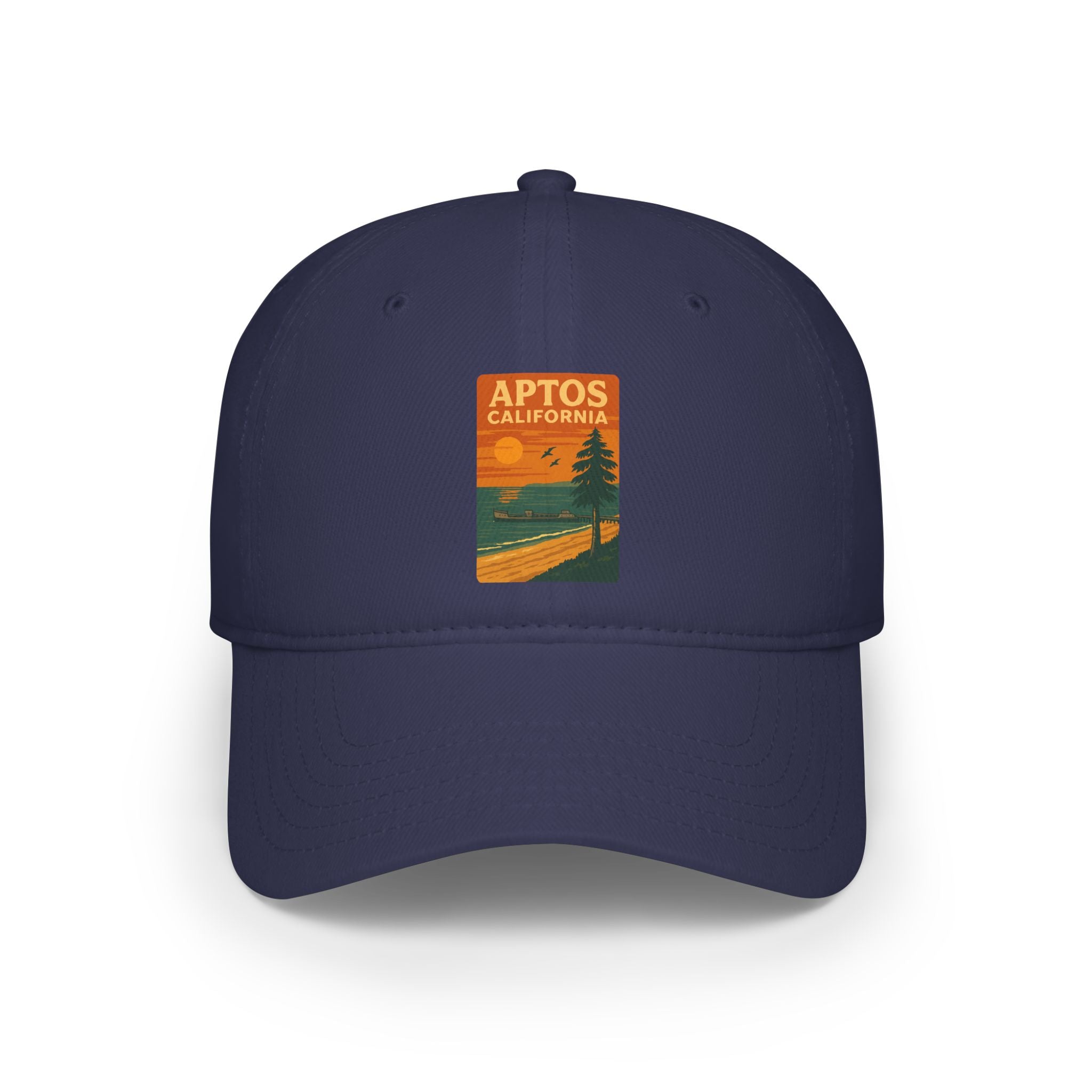 Aptos California Sunset - 100% Cotton Baseball Cap