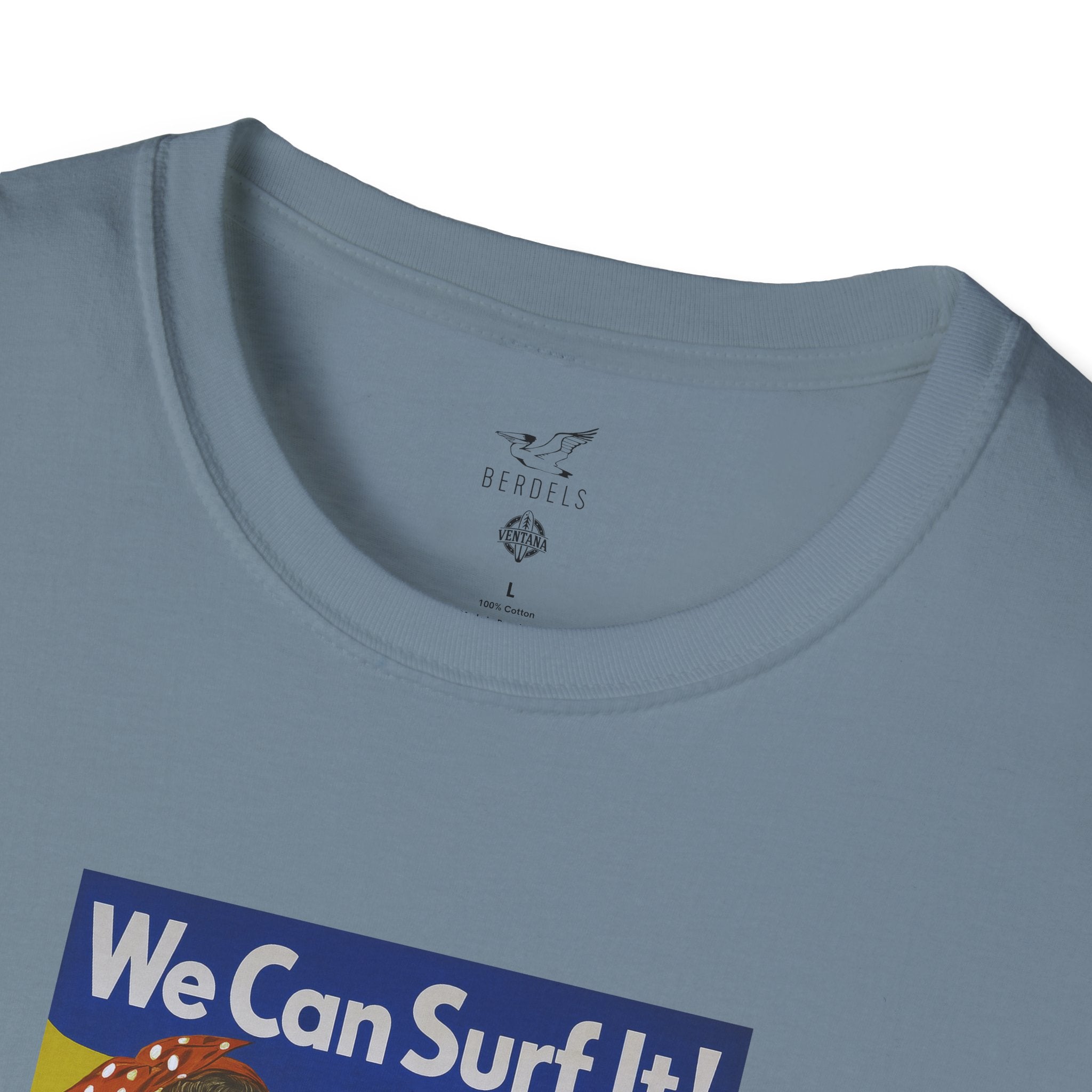 Rosie the Surfer Unisex - Soft Style U.S. Cotton T-Shirt