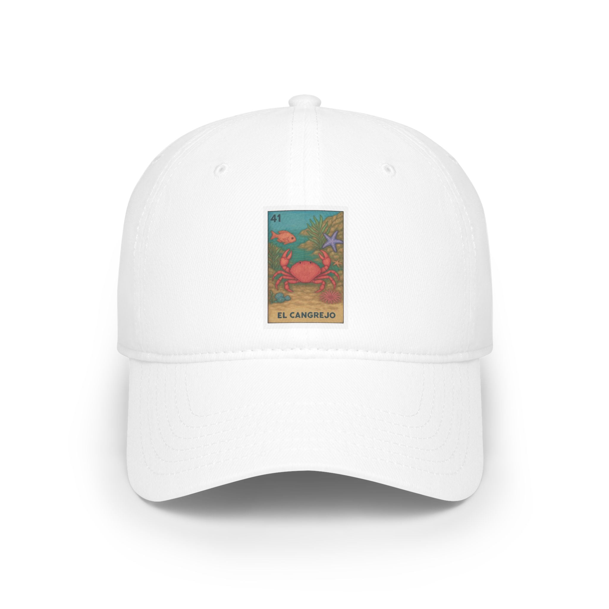Crab Lotería Unisex - 100% Cotton Baseball Cap (El Cangrejo)