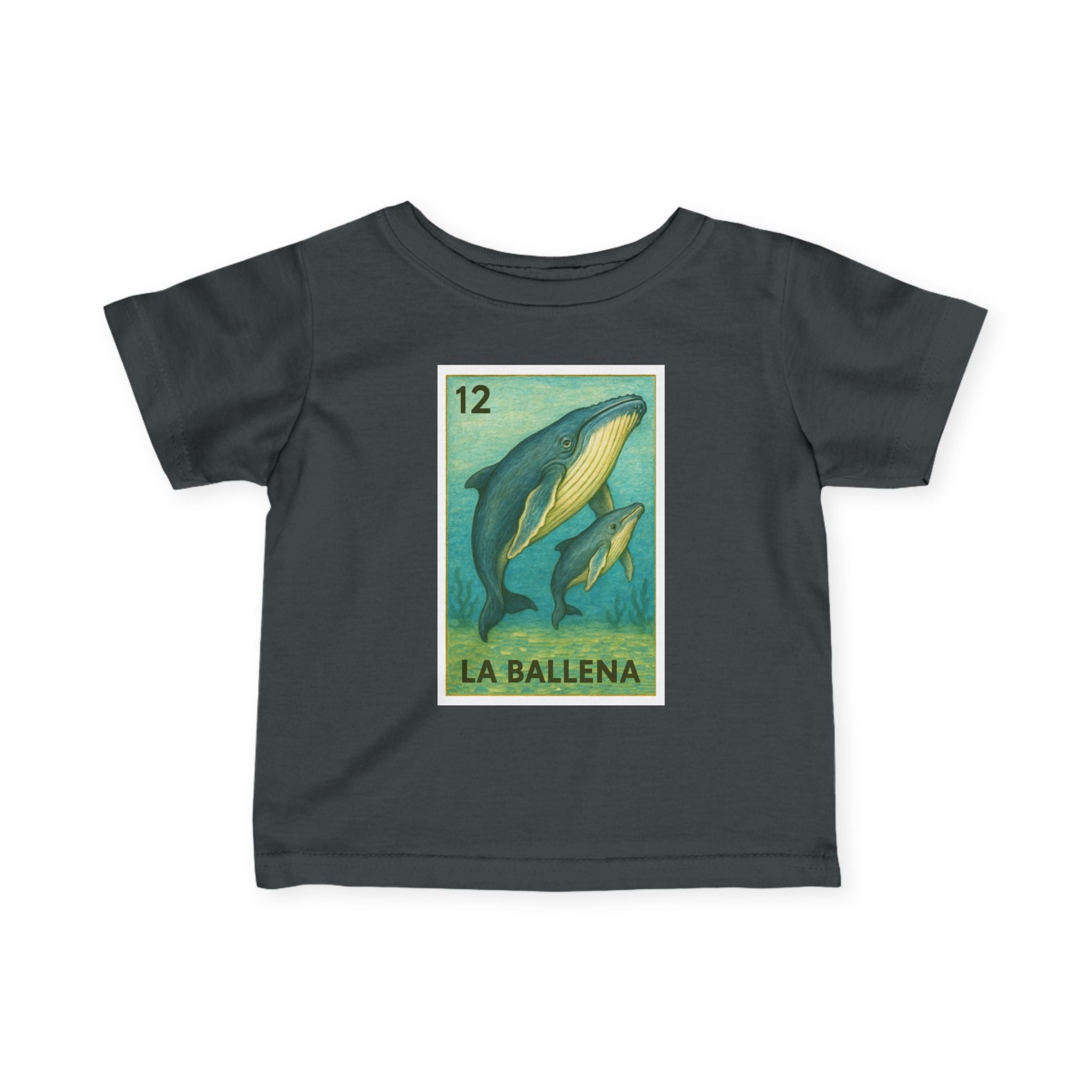 Whale Lotería - Infant 100% Cotton T-Shirt (La Ballena)