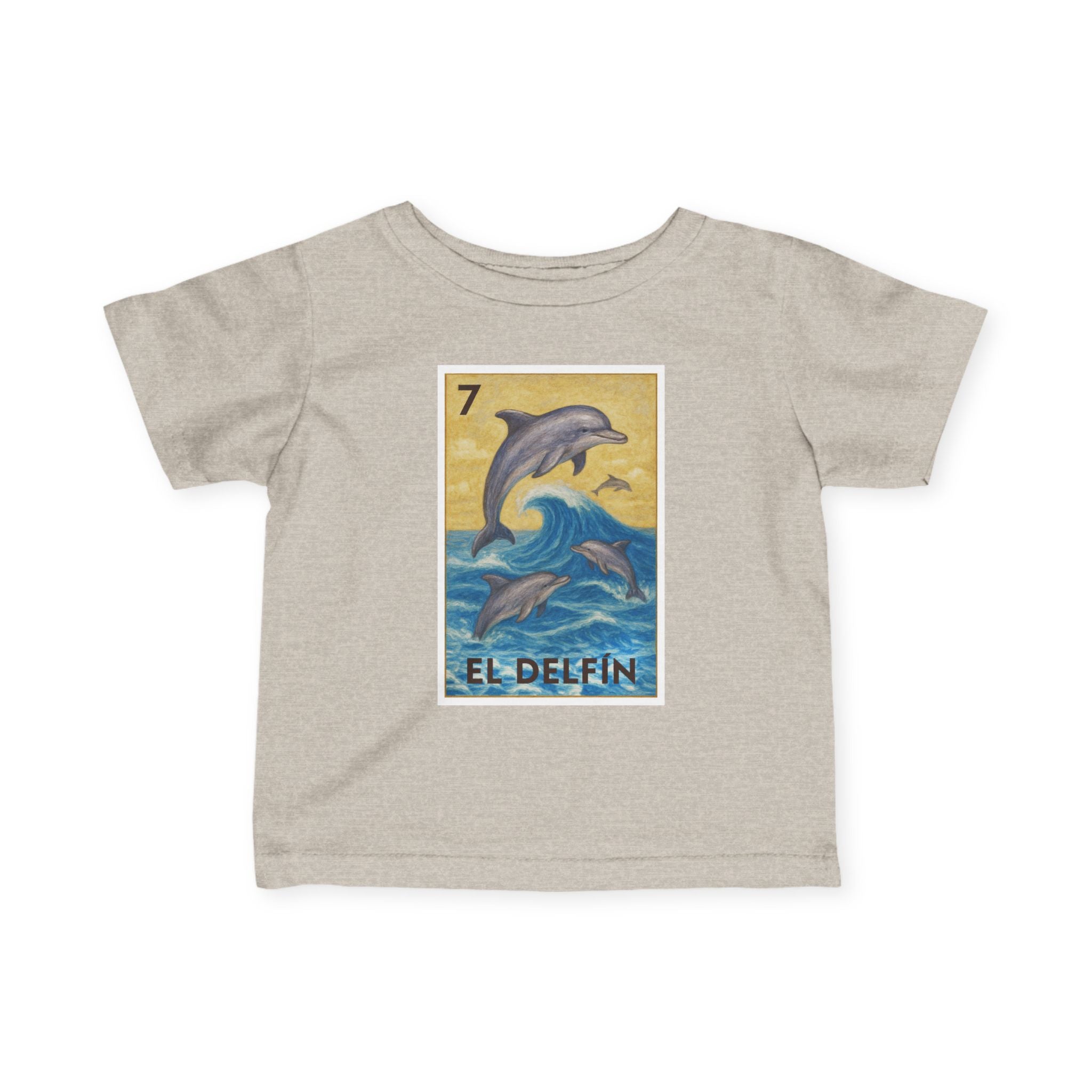 Dolphin Lotería - Infant 100% Cotton T-Shirt (El Delfín)