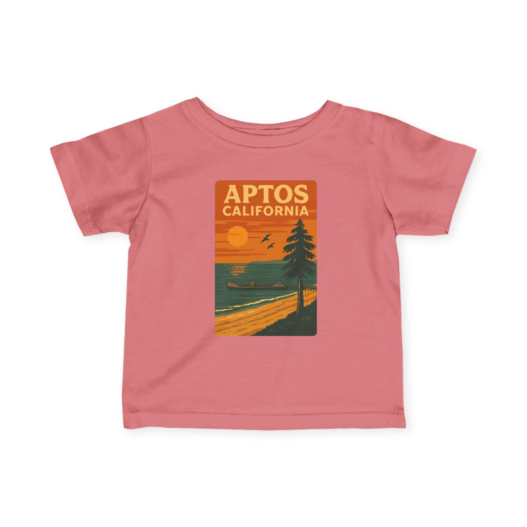 Aptos California Sunset - Infant 100% Cotton T-Shirt