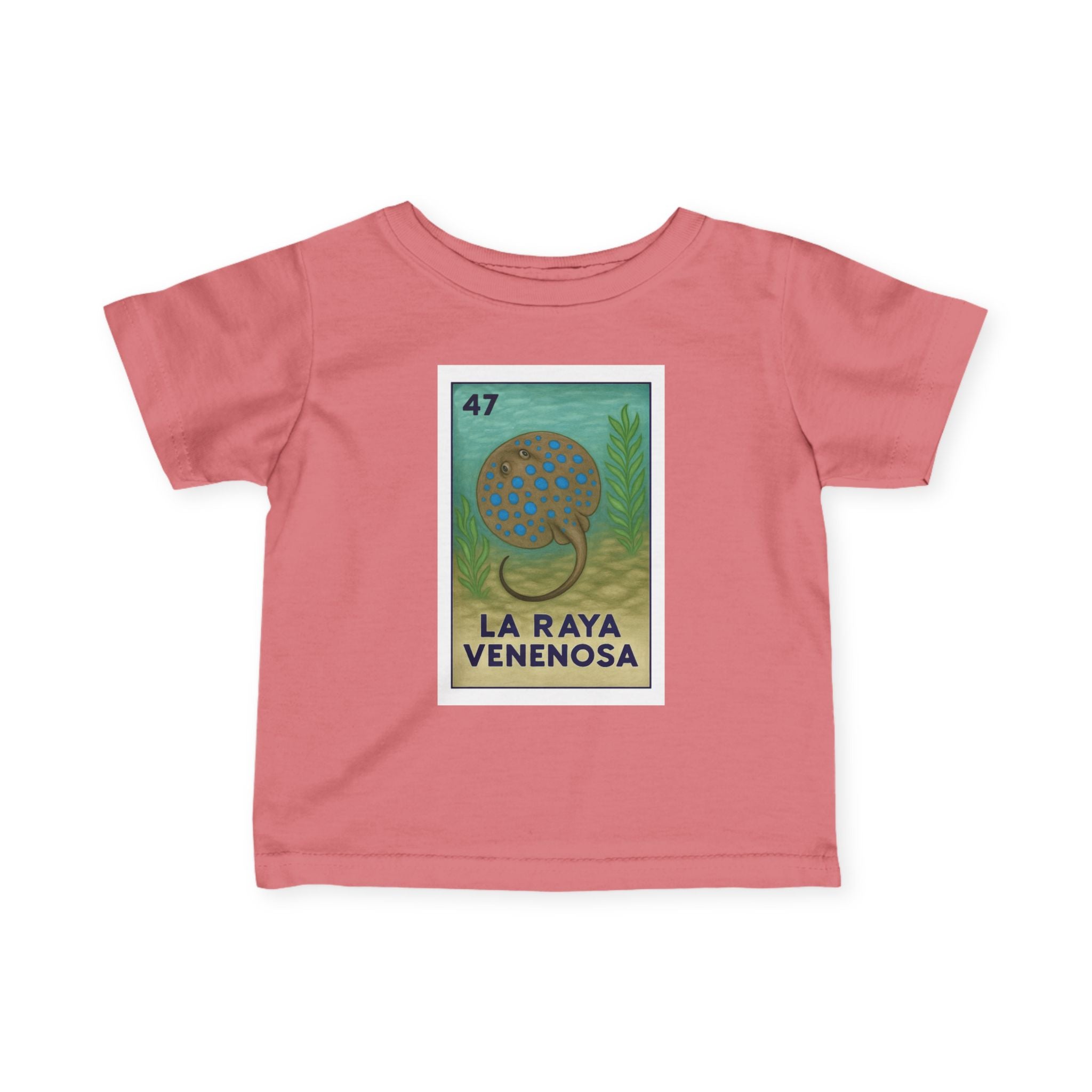 Stingray Lotería - Infant 100% Cotton T-Shirt (La Orca)