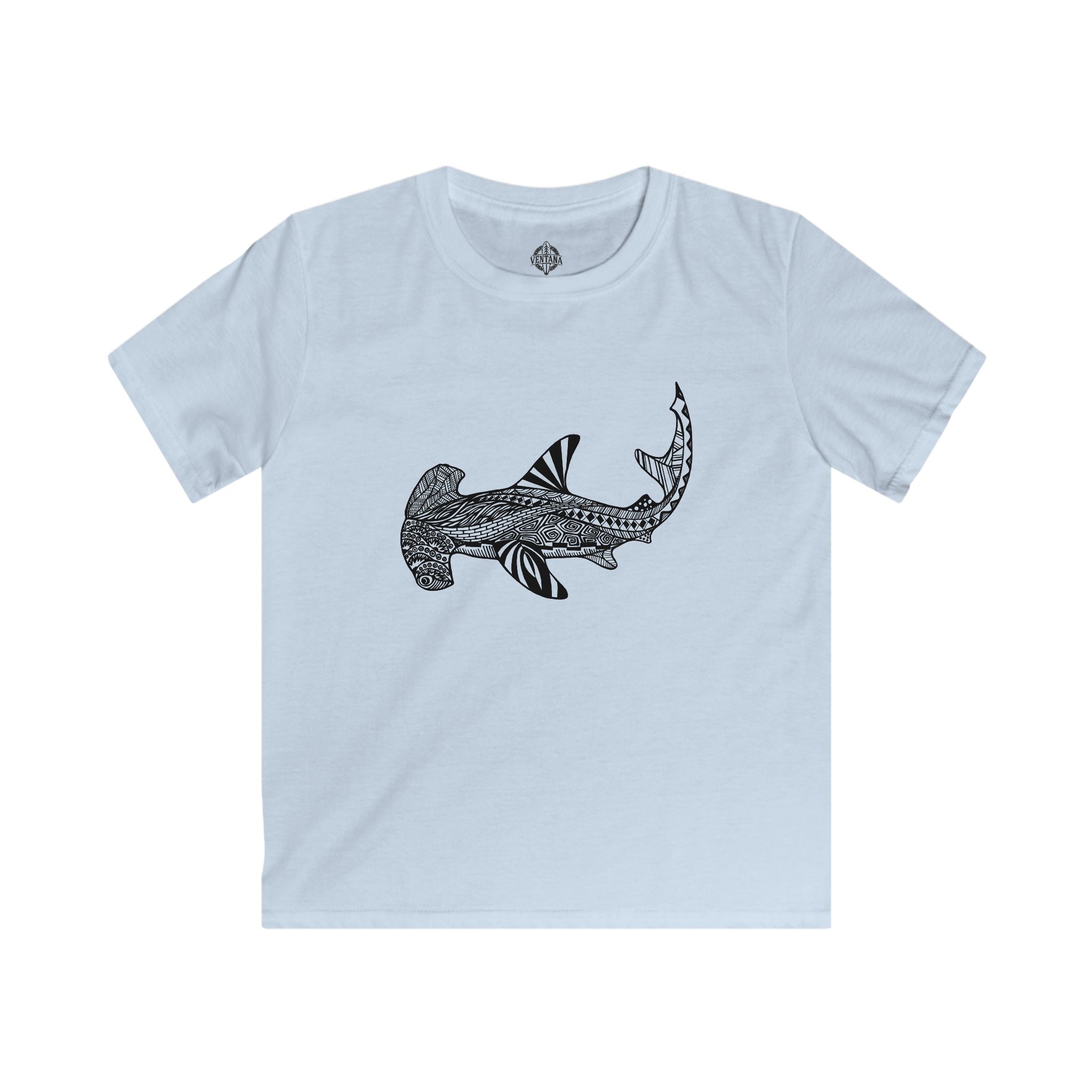 Ventangle Hammerhead Kids - Soft Style U.S. Cotton T-Shirt