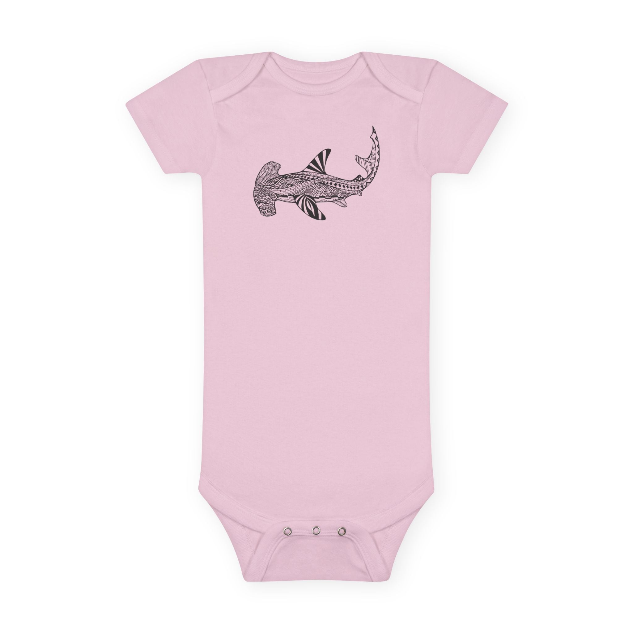 Ventangle Hammerhead - Baby Short Sleeve 100% Cotton Onesie