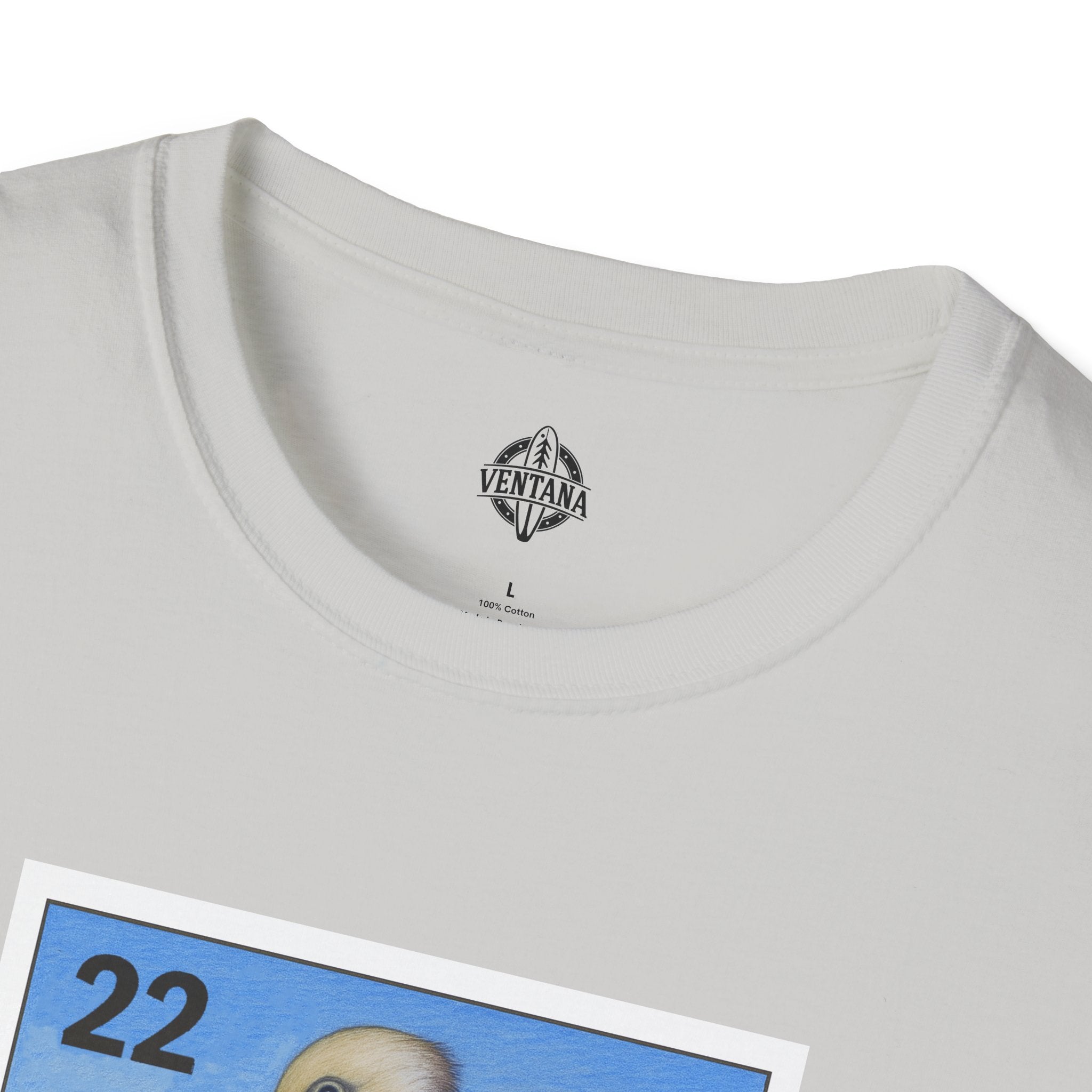 Pelican Lotería Unisex - Soft Style U.S. Cotton T-Shirt (El Pelícano)