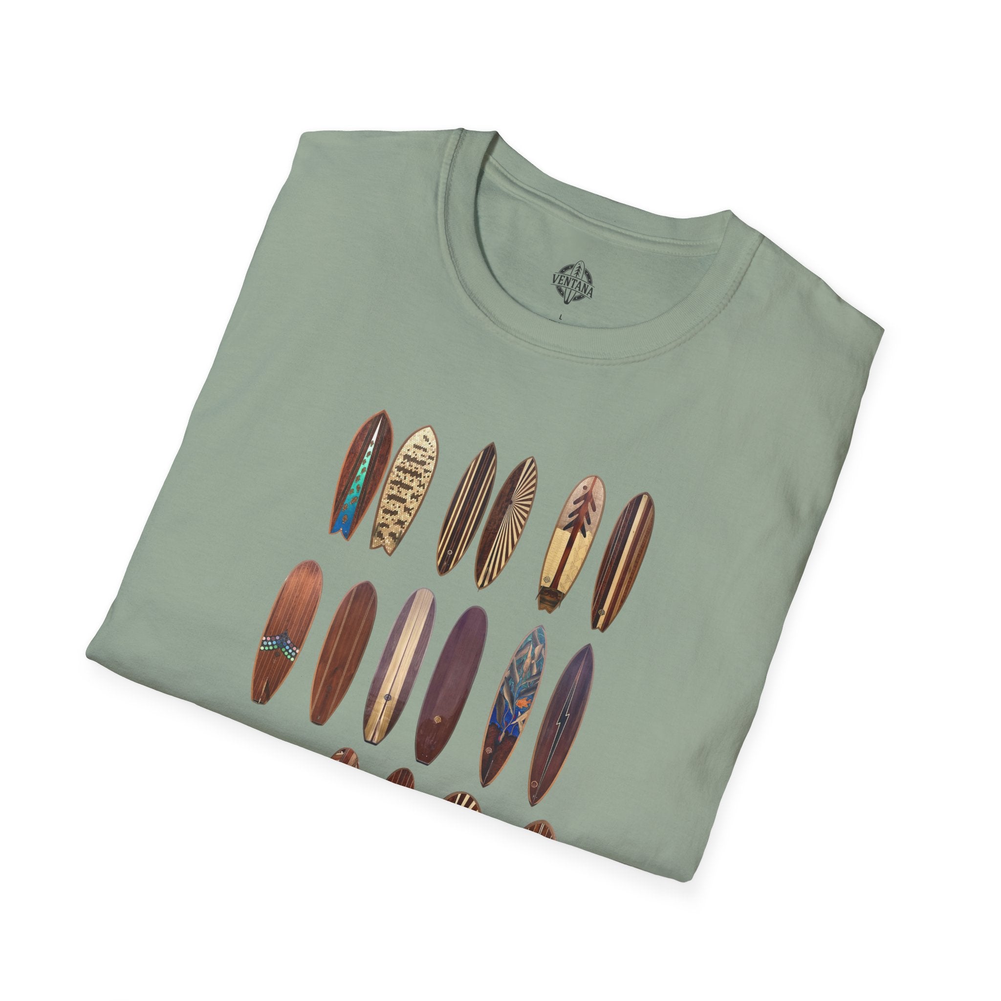 Ventana Wooden Surfboards Unisex - Soft Style U.S. Cotton T-Shirt