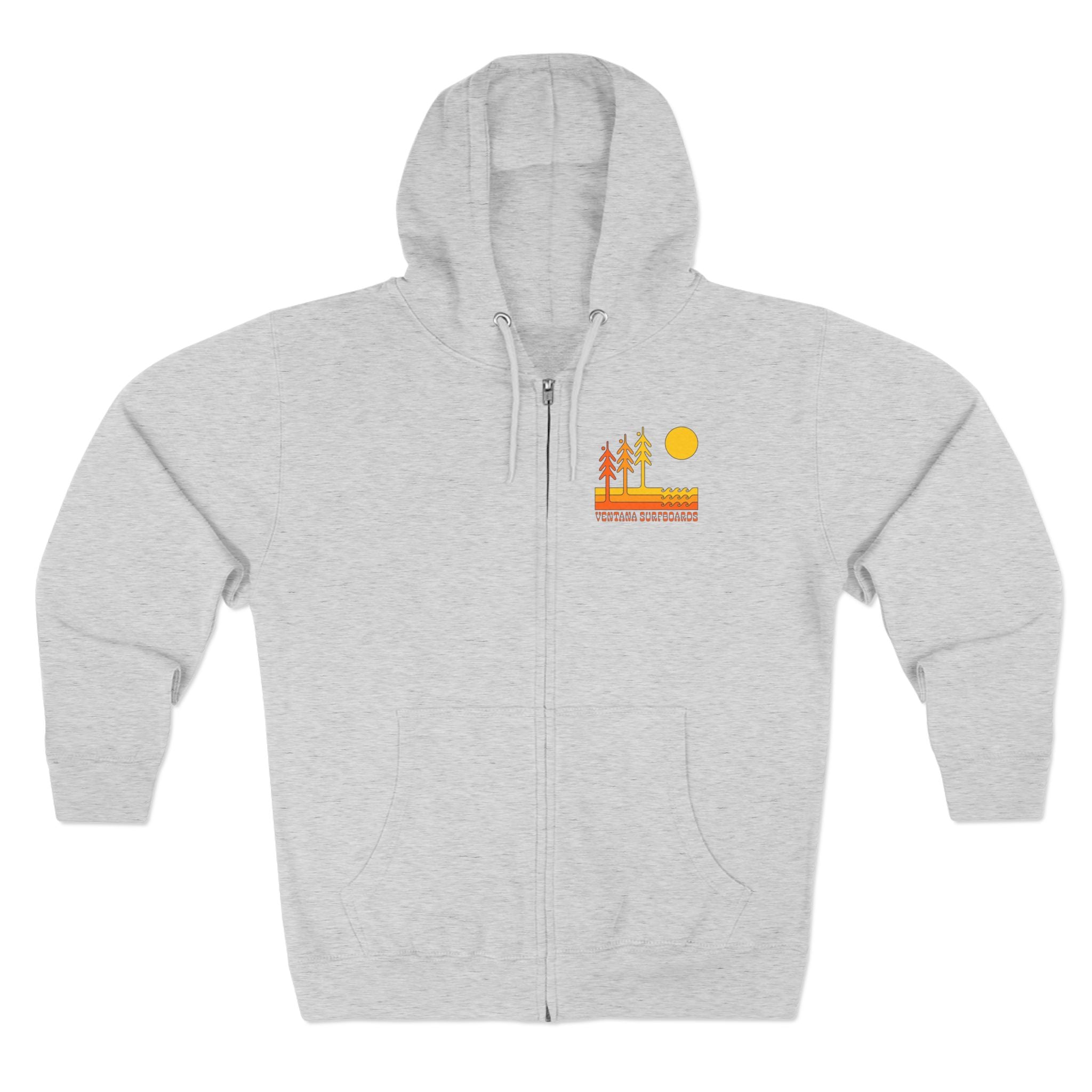 Ventana Circa 78 Unisex - Zip Cotton Blend Fleece Hoodie