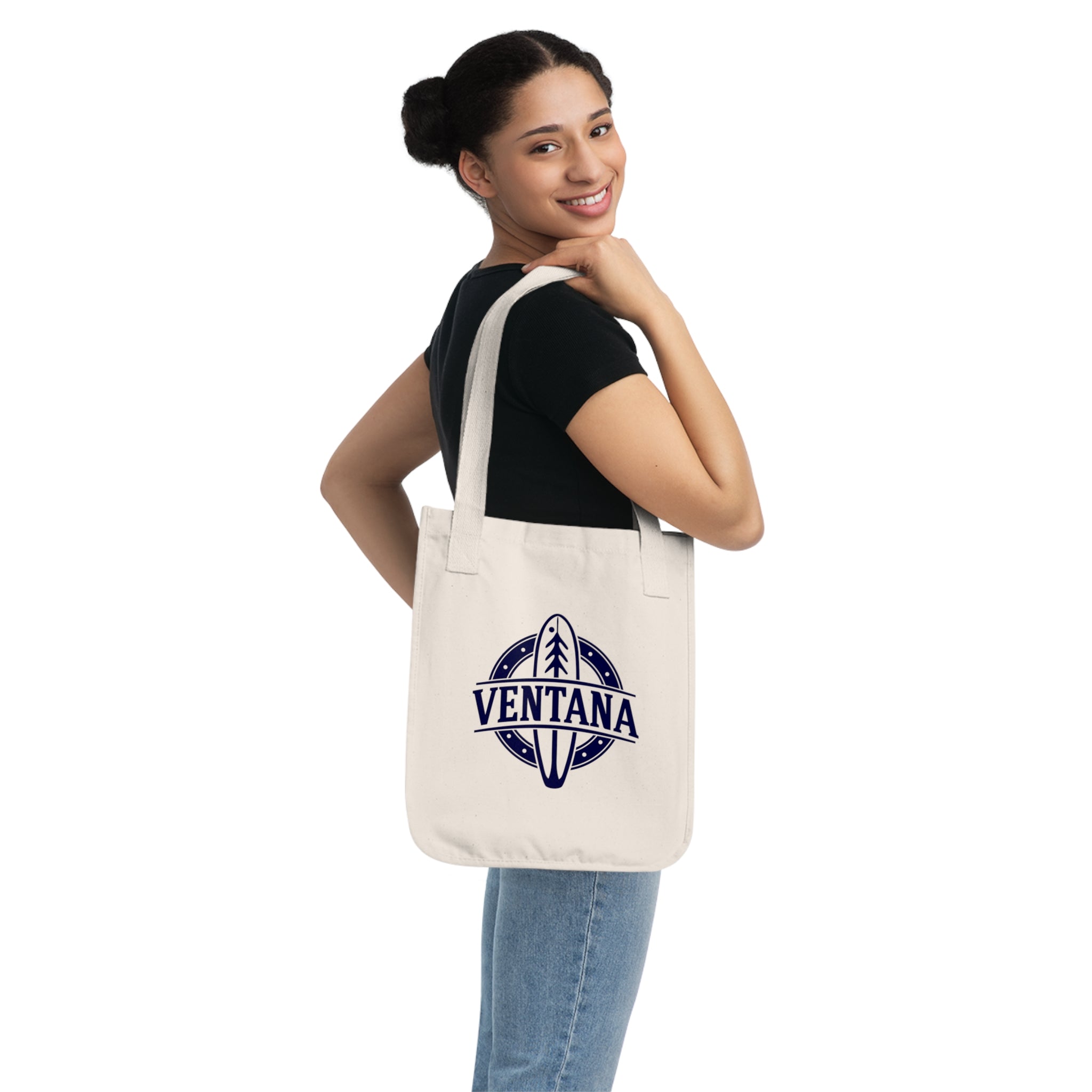 Ventana Treefish Logo Organic Cotton Tote Bag